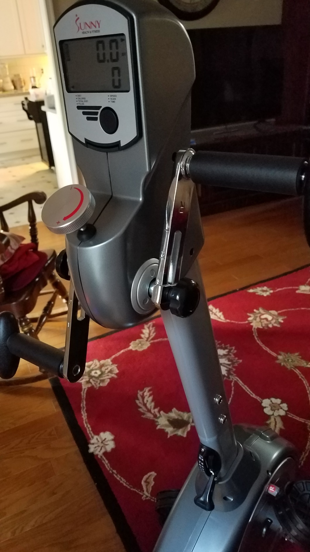 【Sports&Outdoors】Sunny Health & Fitness Recumbent Bike SF-RB4631 with Arm Exerciser, 350lb, Gray