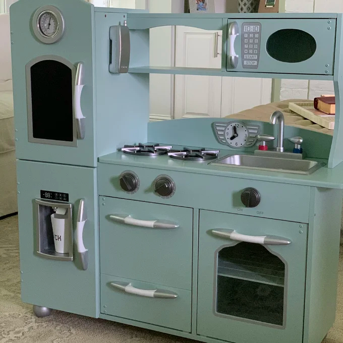 【Baby&Kids】Wooden Play Kitchen Set