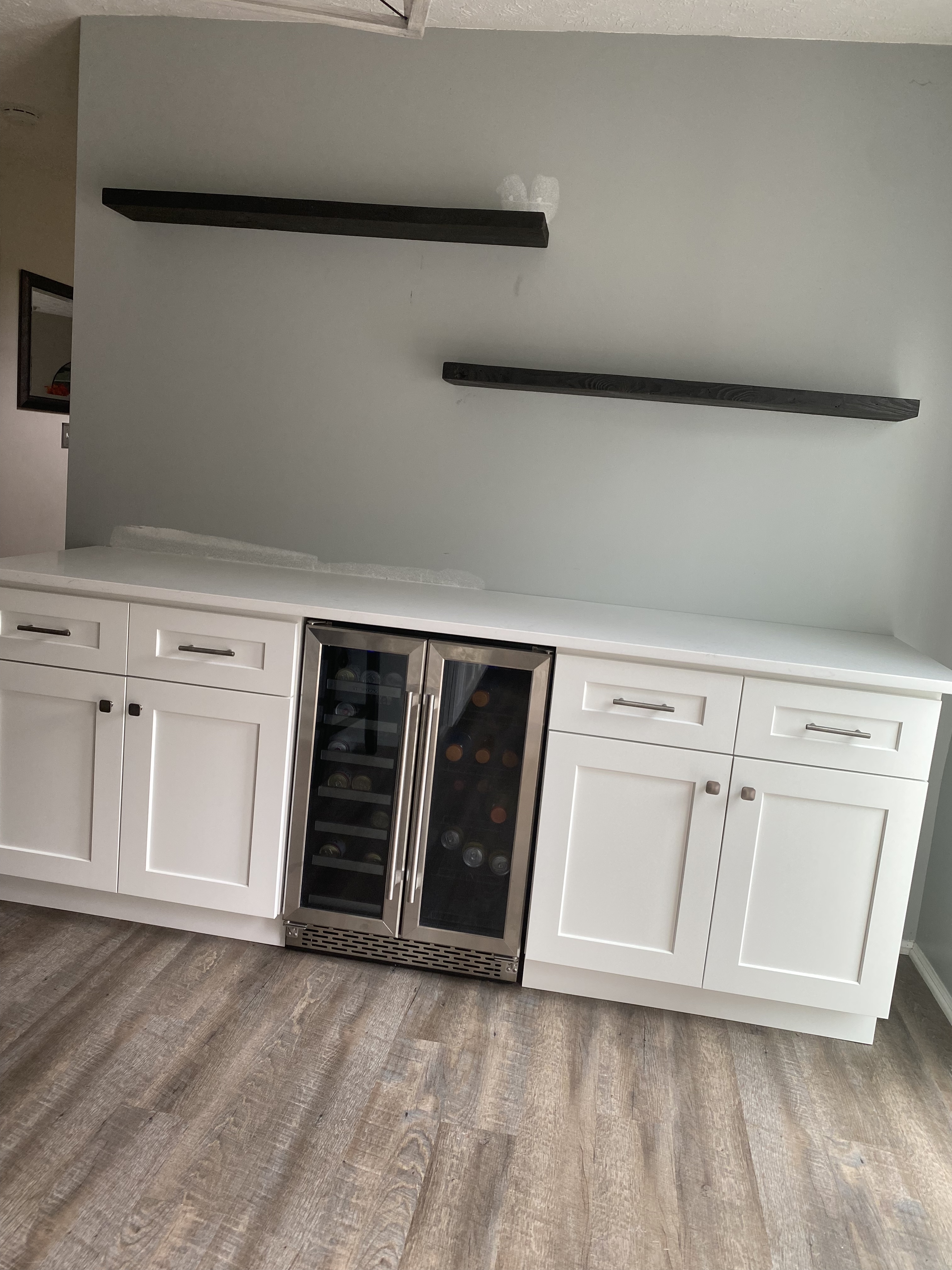 【Appliances】Phiestina 24 Inch Under Counter Wine Cooler - 46 Bottle Built-In Dual Zone Compressor Wine Refrigerator