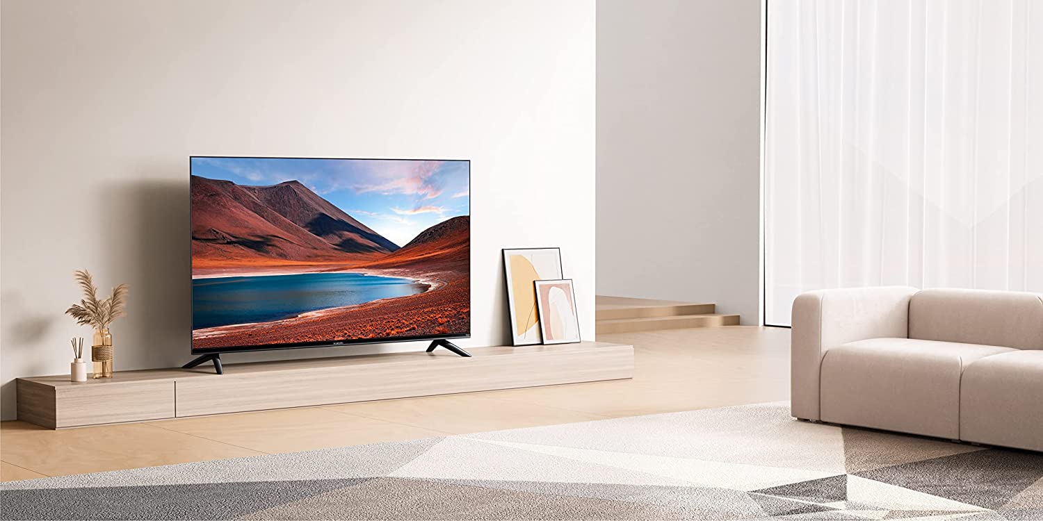 Xiaomi F2 Smart Fire TV, 55 Inches / 138 cm (4K UHD, HDR10, Frameless Metal Casing, Prime Video, Netflix, Alexa Voice Control, HDMI 2.1, Bluetooth, USB, Triple Tuner) Model Year: 2022