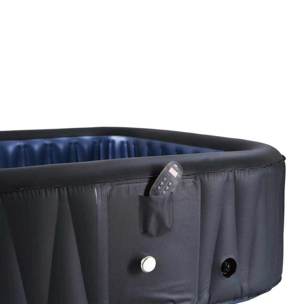 【Sports&Outdoors】Inflatable 6 Person Hot Tub Jet Bubble Massage Outdoor Spa