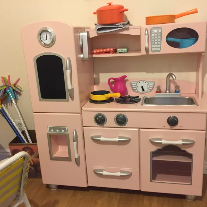 【Baby&Kids】Wooden Play Kitchen Set