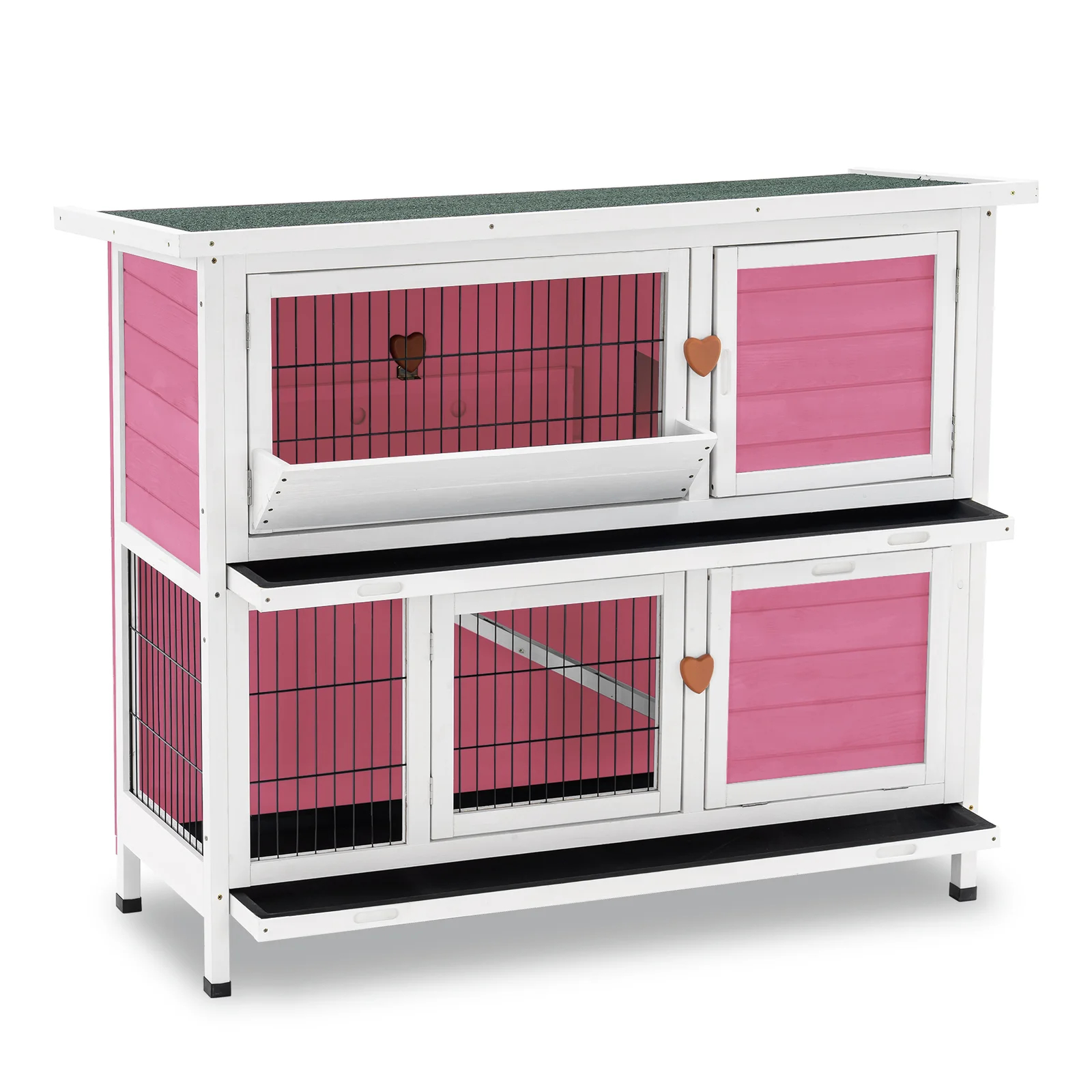 【Pet】Handler Weather Resistant Small Animal Hutch with Ramp