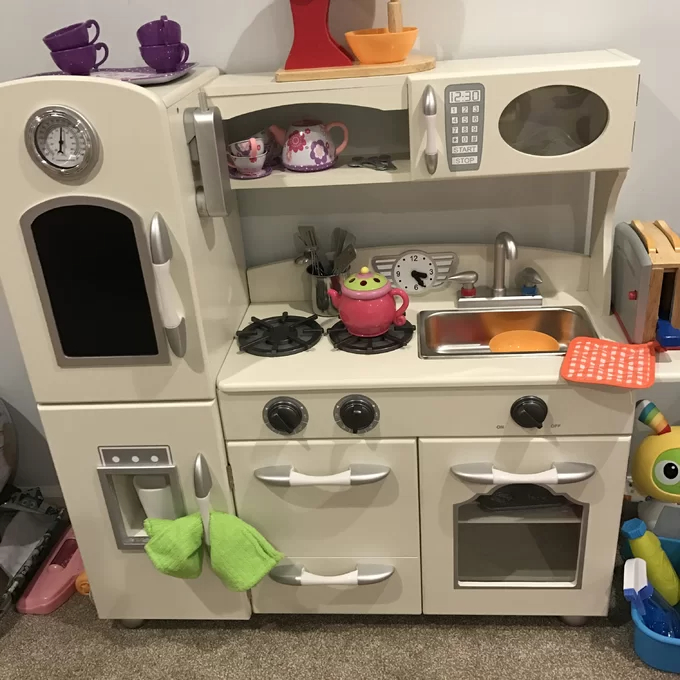 【Baby&Kids】Wooden Play Kitchen Set