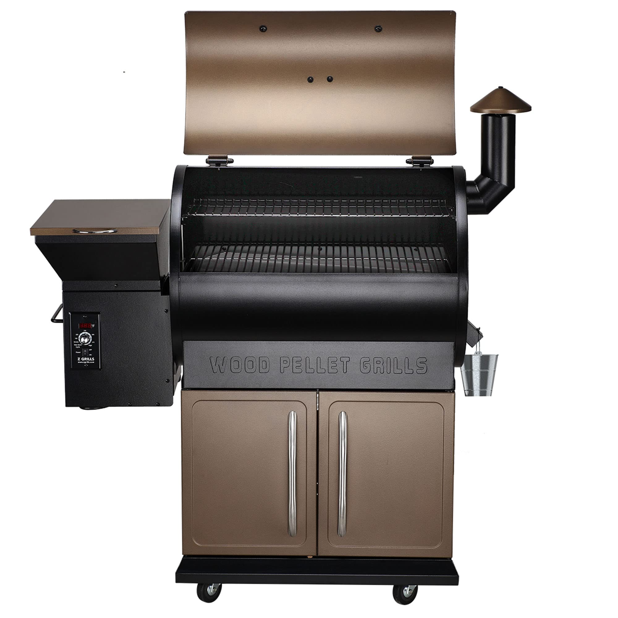 【Appliances】Wood Pellet Grill Smoker with Digital Controls, Cover, 700 sq. in. Cooking Area for Outdoor BBQ