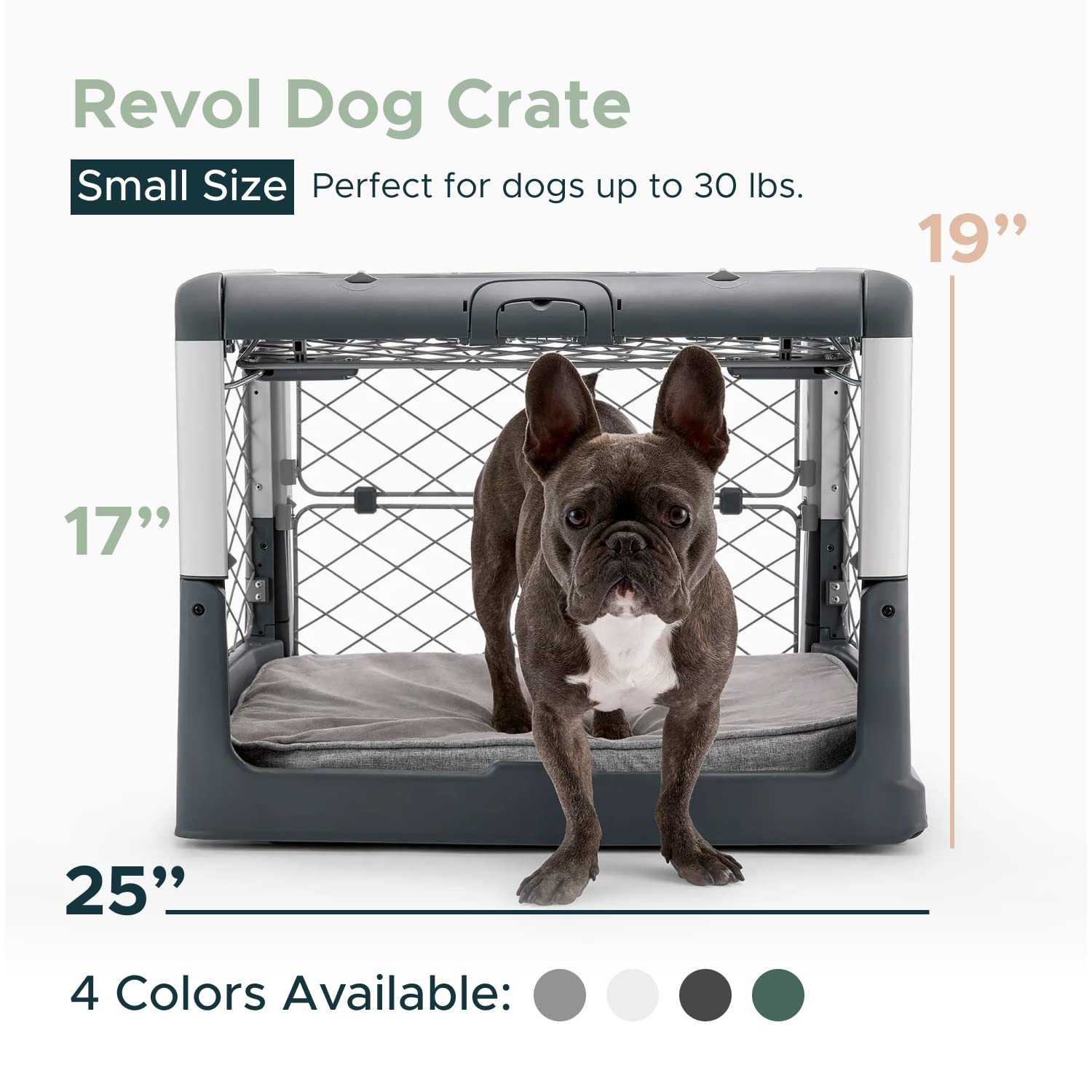 【Pet】Revol Dog Crate (Collapsible Portable Travel Dog Crate, Dog Kennel) for Small Dogs & Puppies