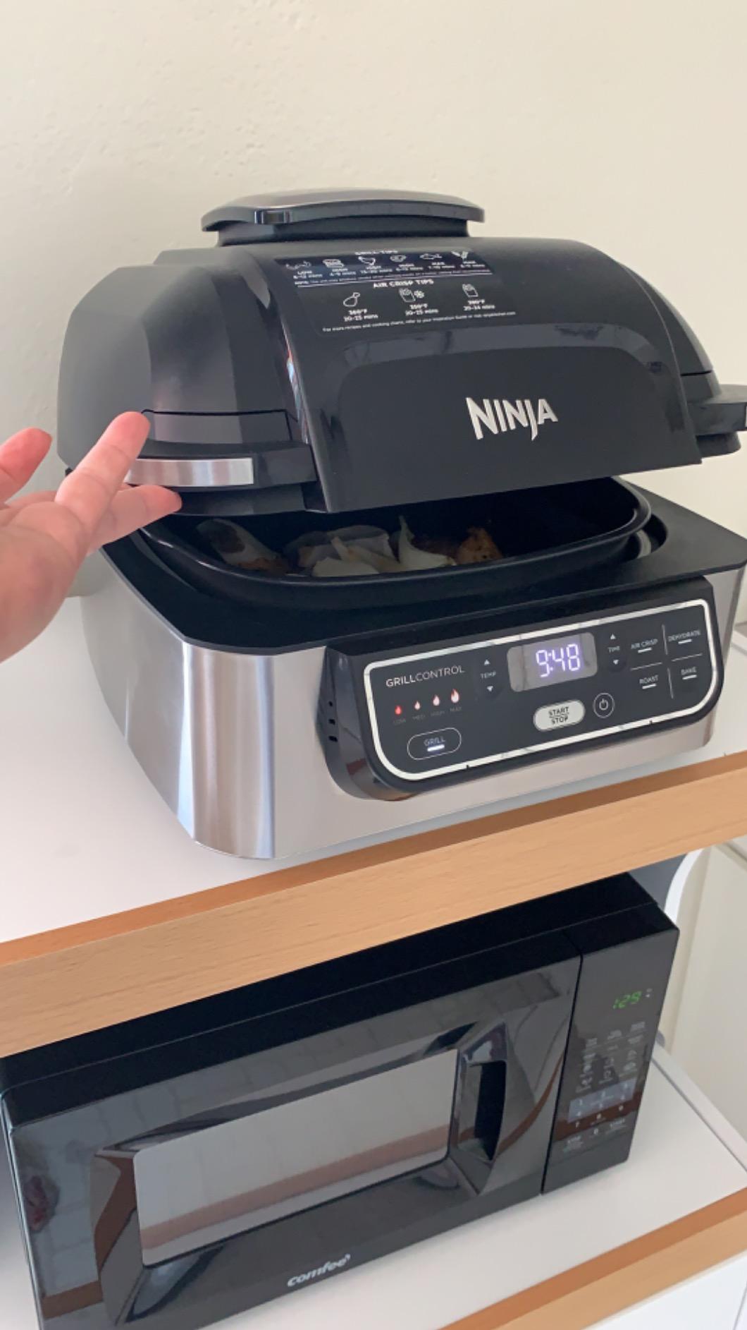 【Appliances】Ninja AG301 Foodi 5-in-1 Indoor Grill with Air Fry, Roast, Bake & Dehydrate