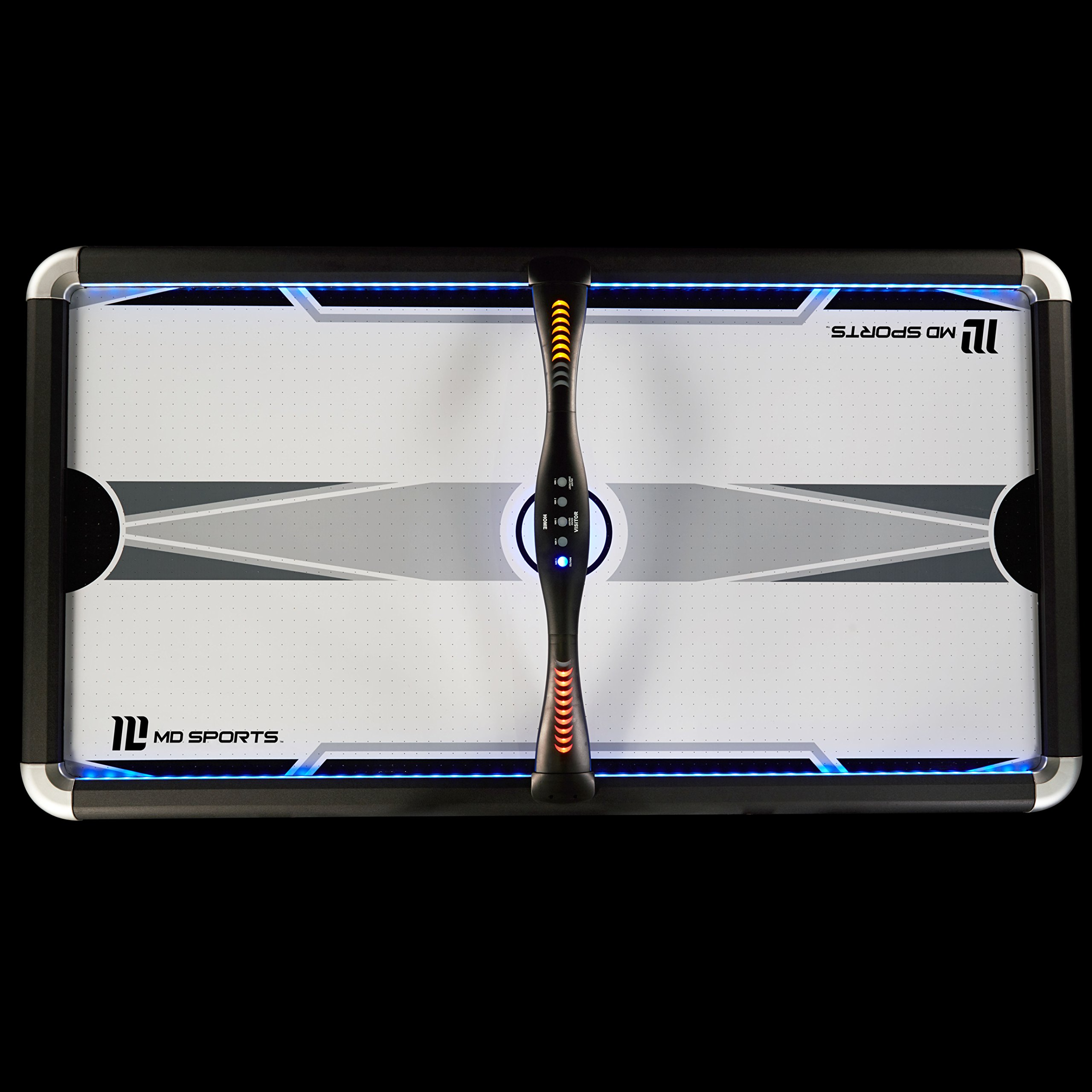 【Sports&Outdoors】Titan 7.5 ft. Air Powered Hockey Table with Overhead Scorer