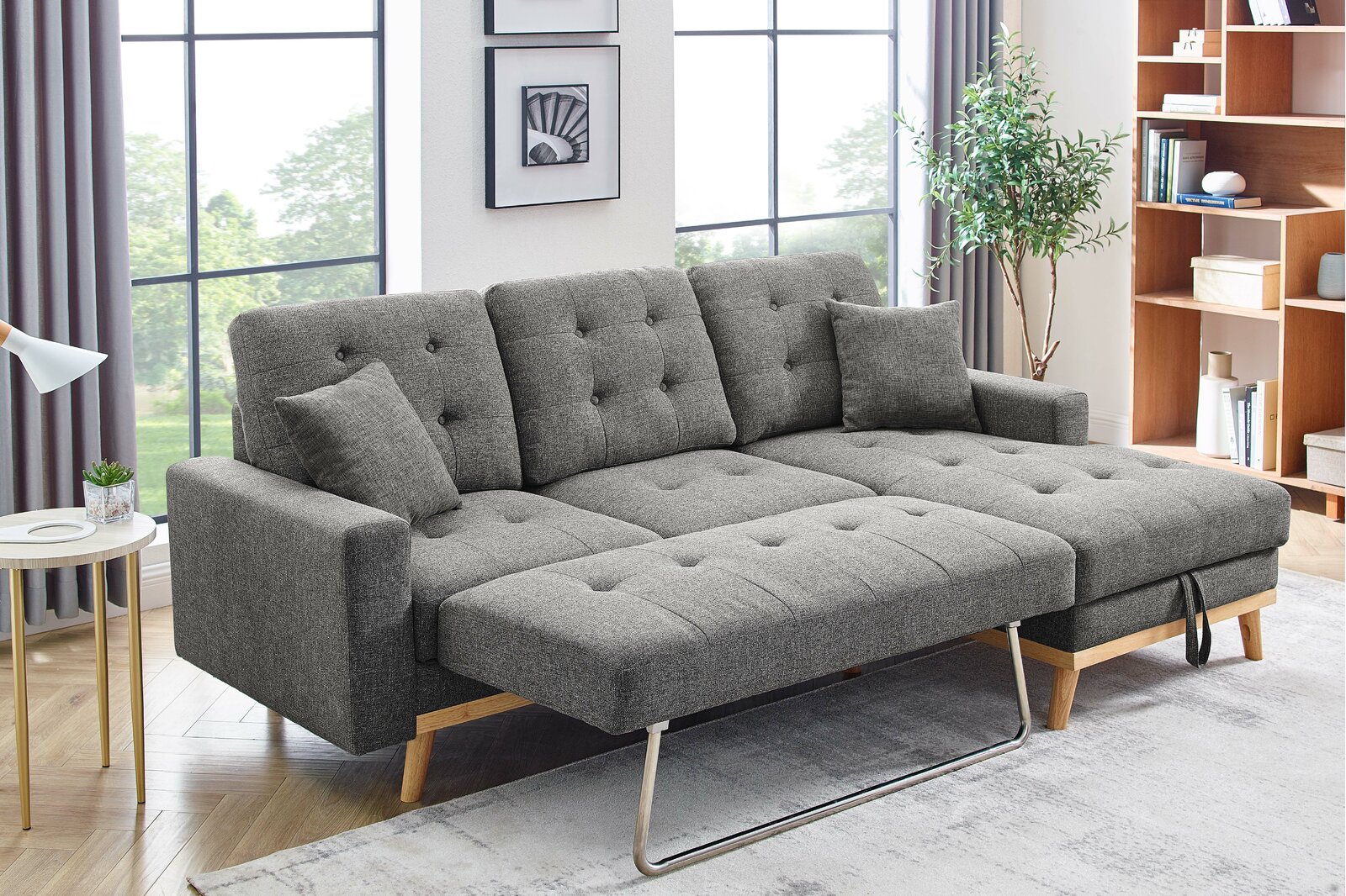 Jaheim 91'' Upholstered Sleeper Sofa