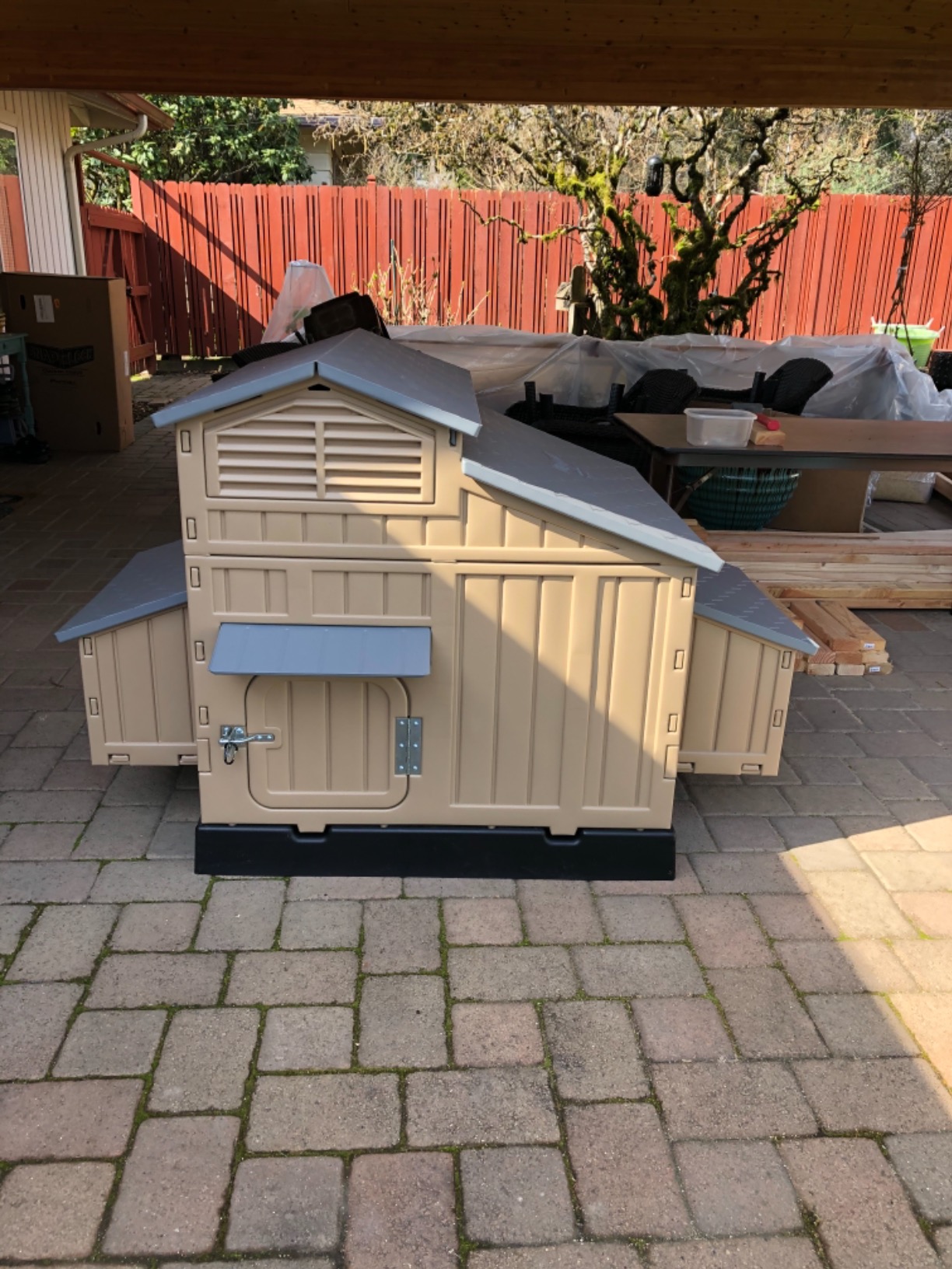 【Home&Garden】Large Chicken Coop Backyard Hen House 4-6 Large 6-12 Bantams
