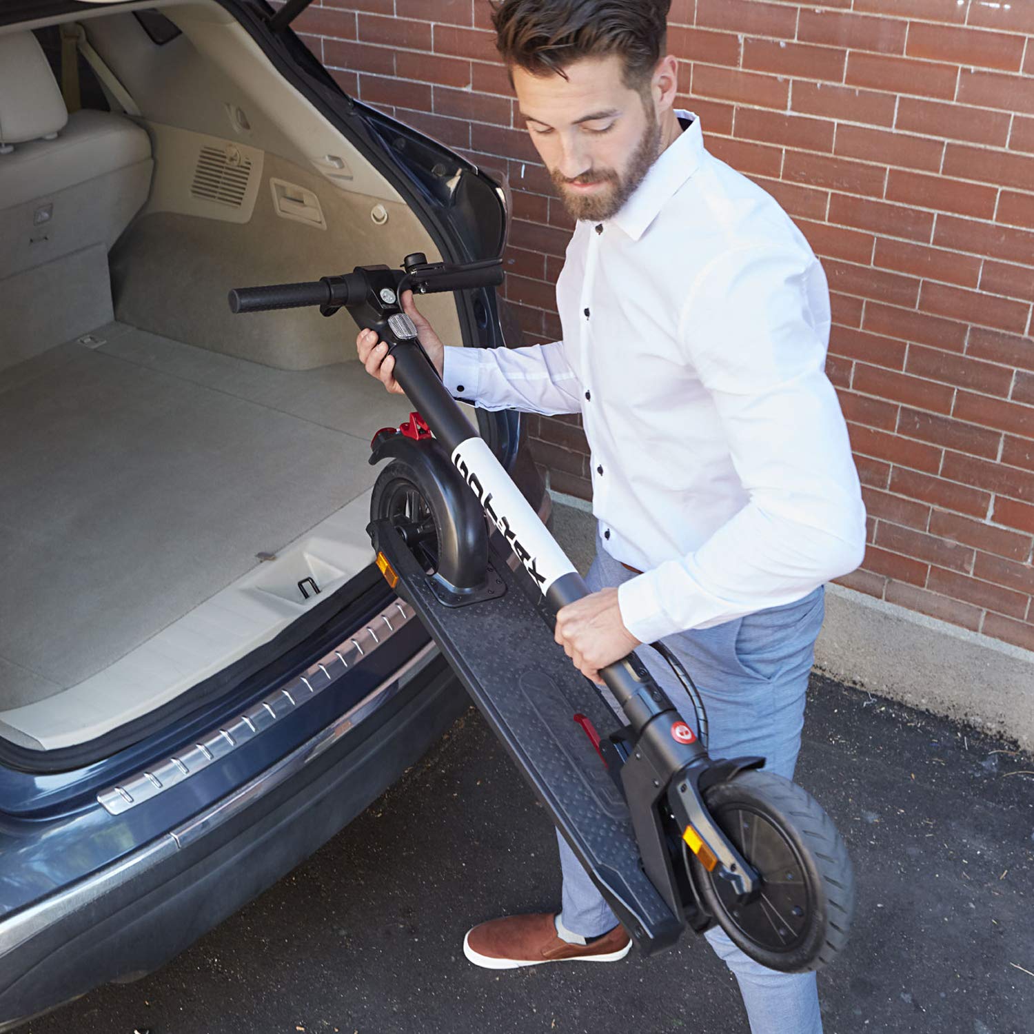 【Sports&Outdoors】Foldable Electric Scooter, Big Battery 36V/7.8AH, Powerful 300W Motor & 15.5 MPH