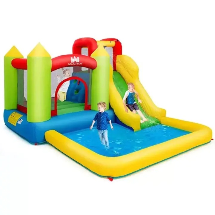 【Baby&Kids】9.2' x 11.5' bounce house with water slide (with pump)