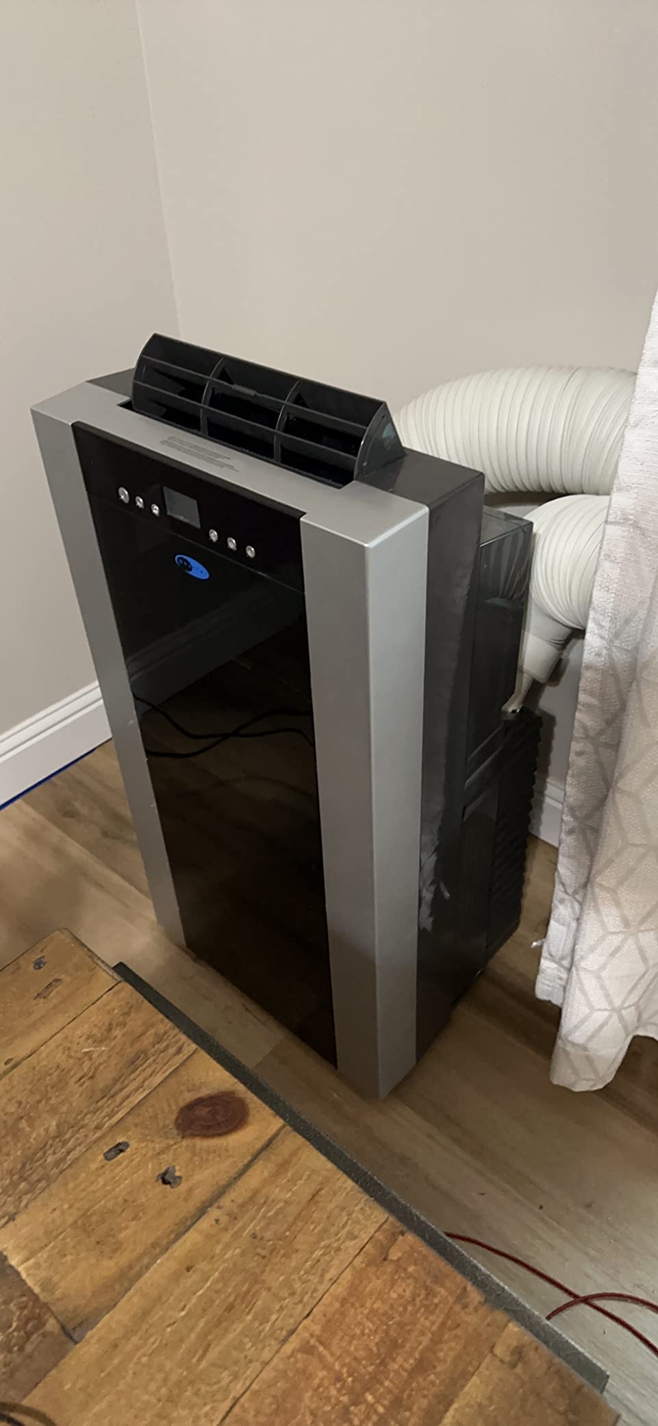 【Appliances】14,000 BTU Dual Hose Portable Air Conditioner with Dehumidifier & Fan for Rooms Up to 500 Square Feet