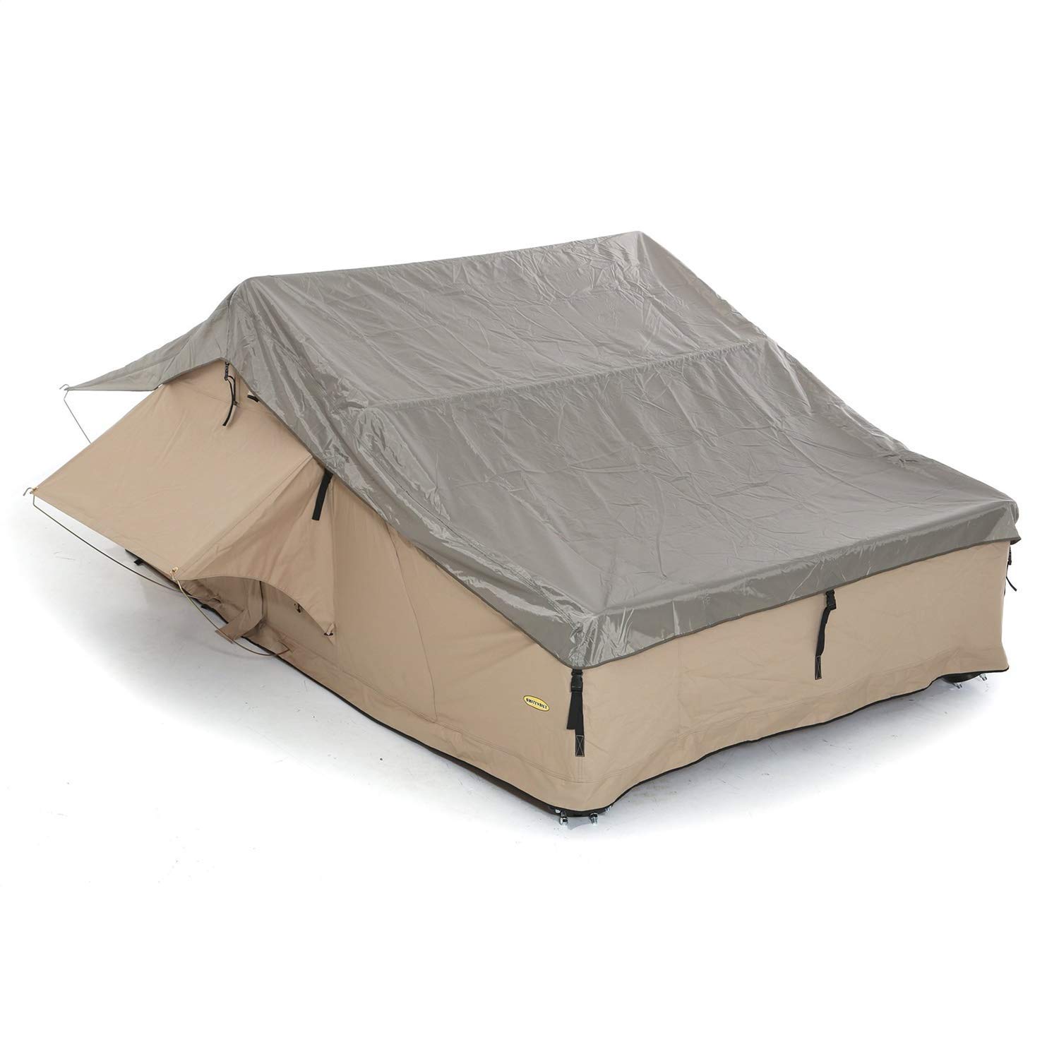 【Sports&Outdoors】Overlander XL Roof Top Tent - Folder With Bedding - Coyote Tan
