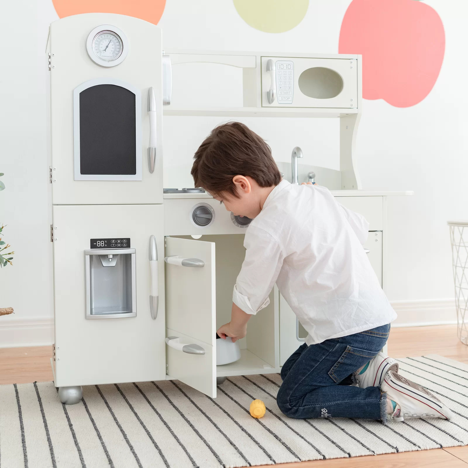【Baby&Kids】Wooden Play Kitchen Set