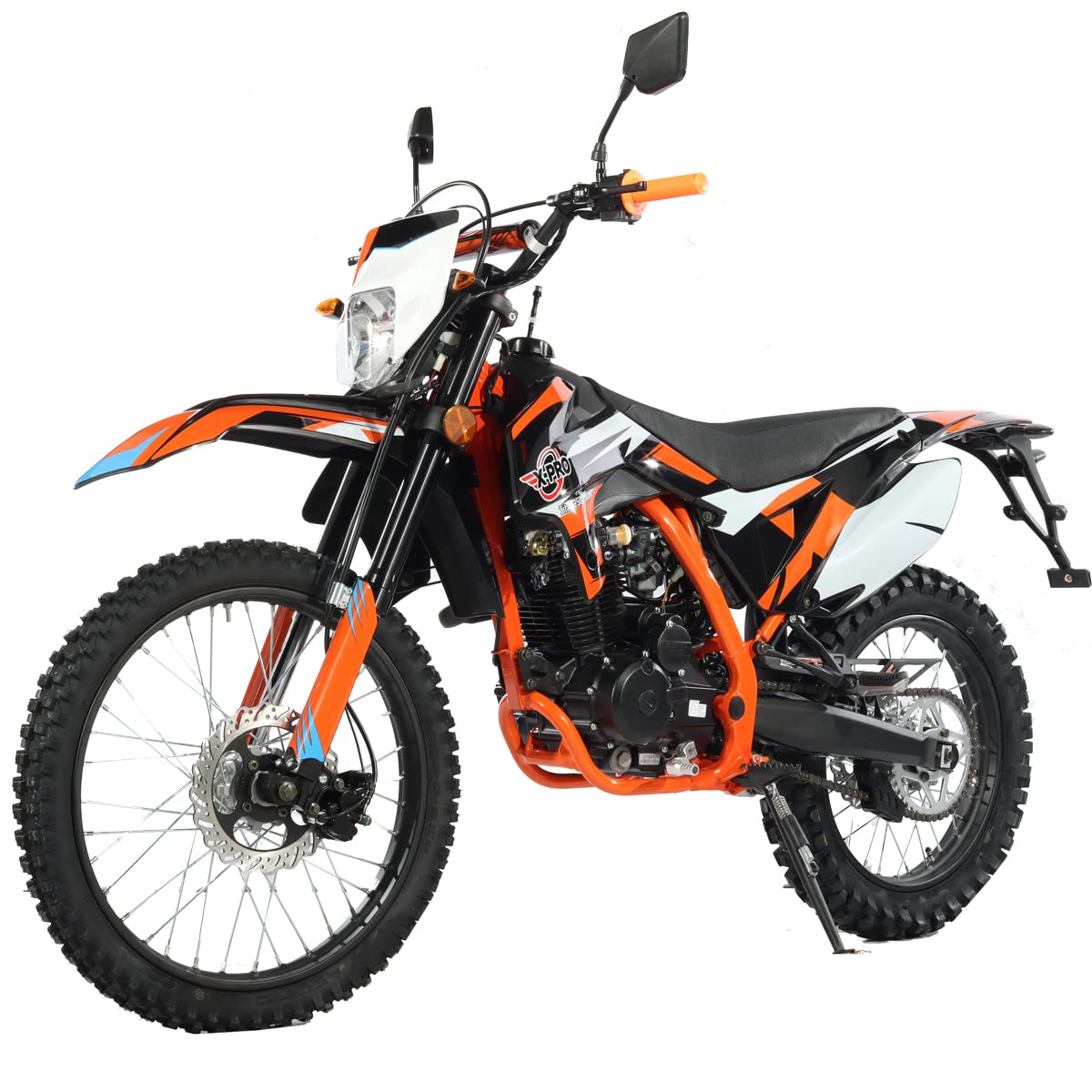 【Sports&Outdoors】X-PRO Hawk DLX 250 EFI Fuel Injection Hawk Deluxe Dirt Bike Street Bike Motorcycle