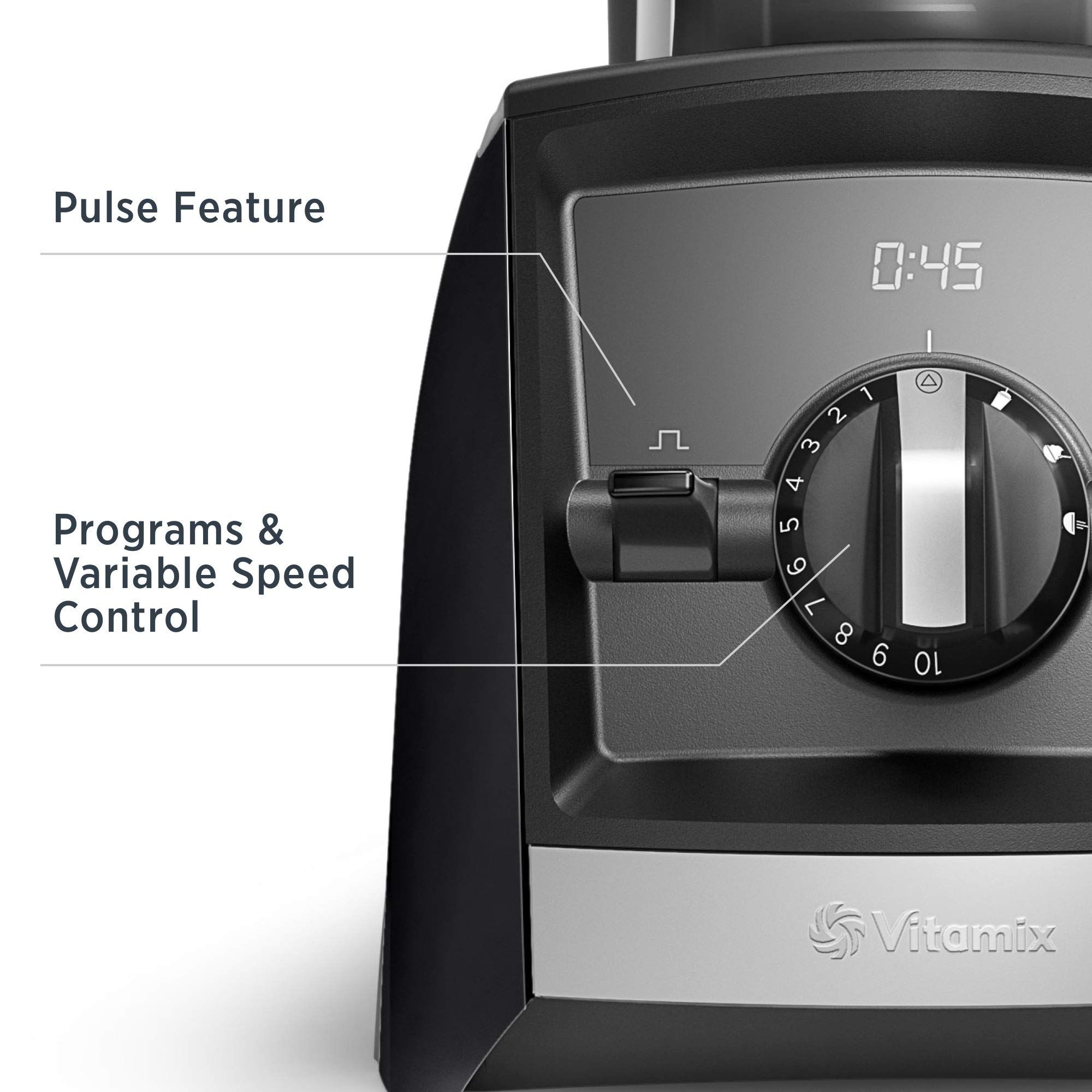 【Appliances】Smart Blender, Professional-Grade, 64 oz. Low-Profile Container, Black