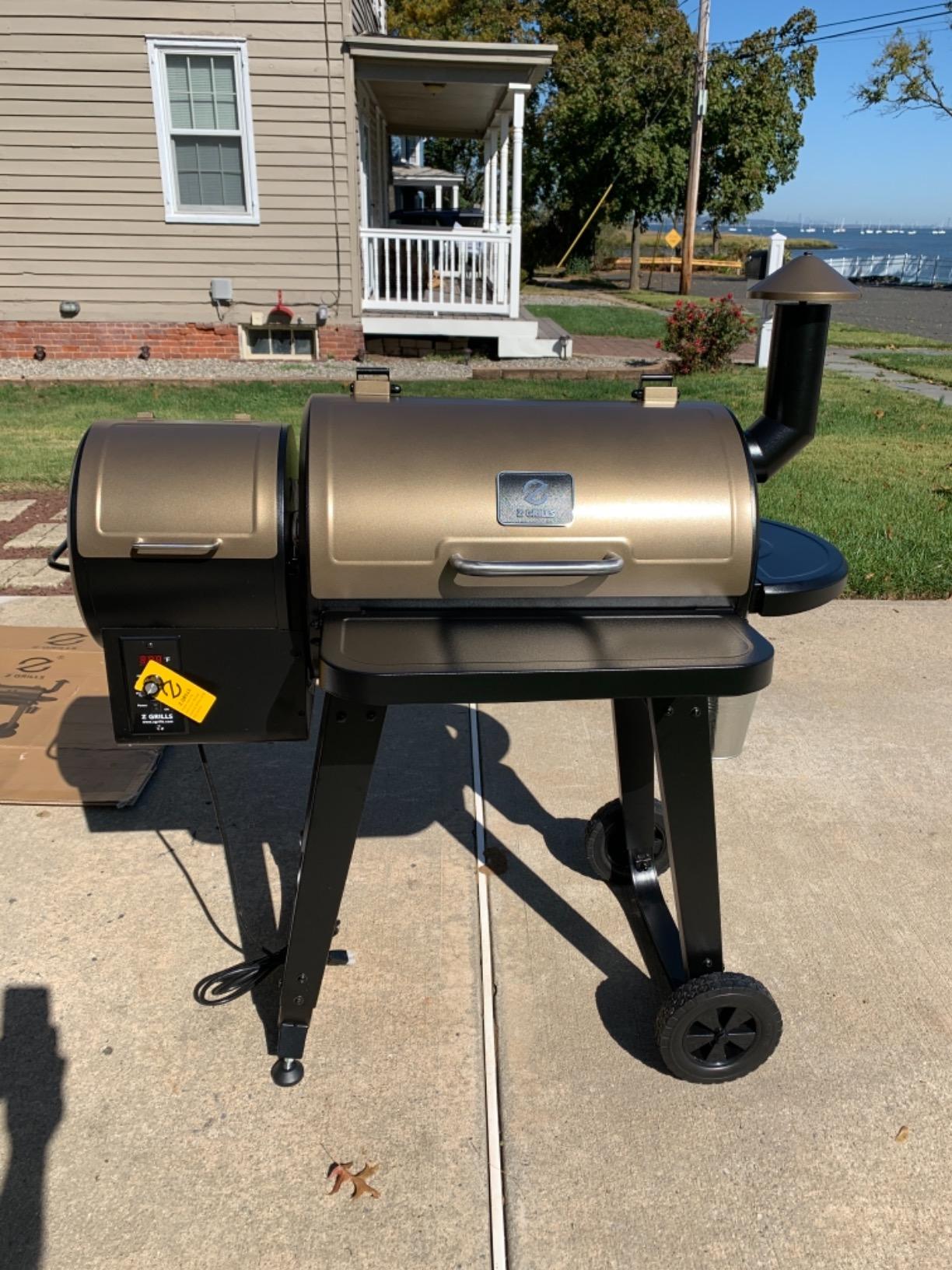 【Appliances】Wood Pellet Grill Smoker with Digital Controls, Cover, 700 sq. in. Cooking Area for Outdoor BBQ