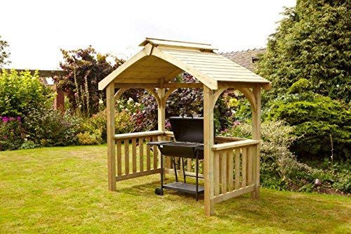【Home&Garden】Fast Devon BBQ Wooden Shelter