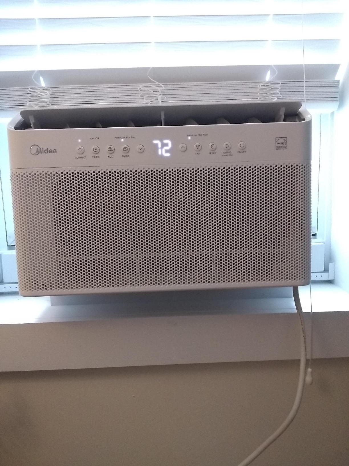 【Appliances】Midea 12,000 BTU U-Shaped Smart Inverter Window Air Conditioner–Cools up to 550 Sq. Ft.