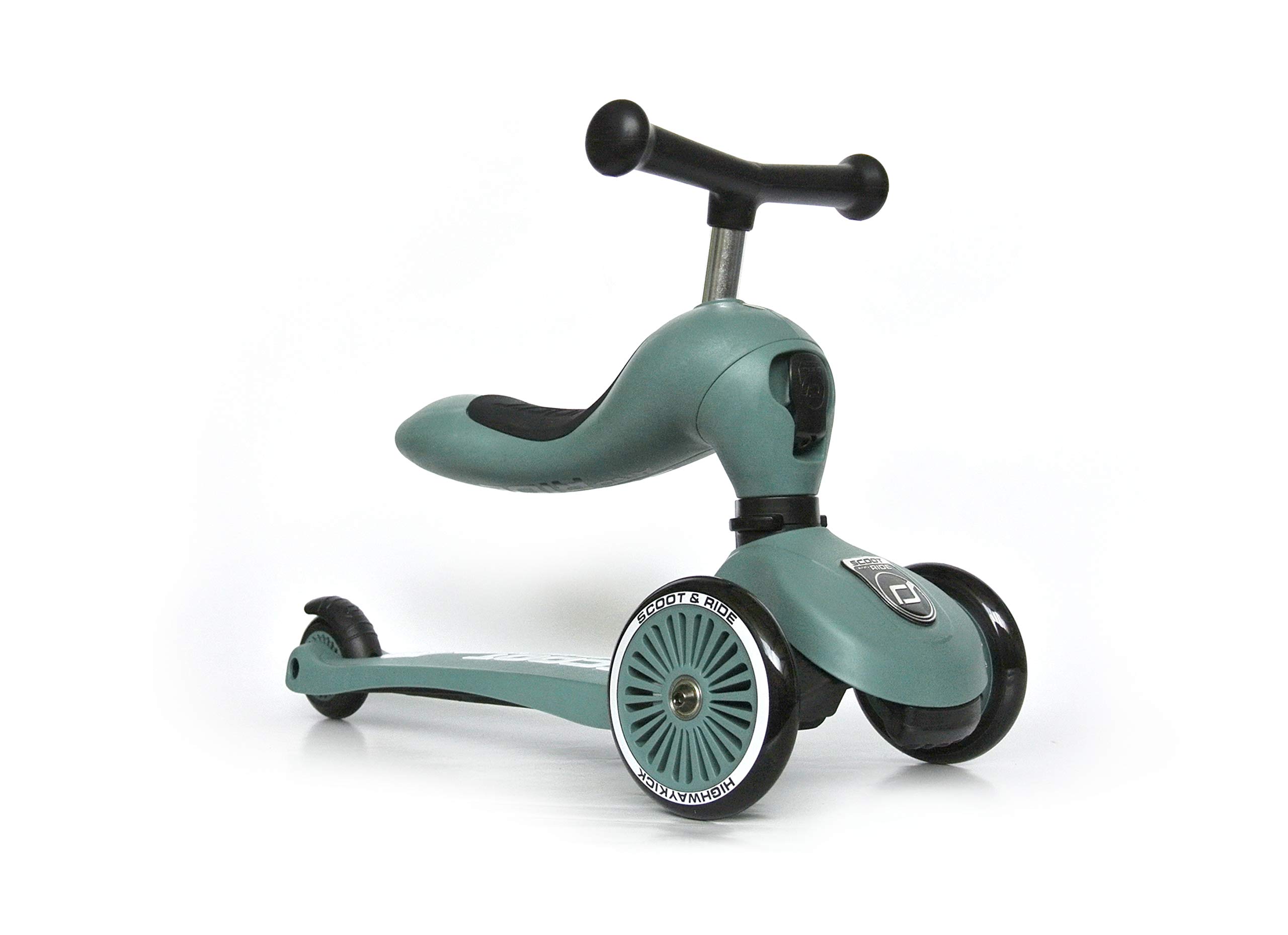 【Sports&Outdoors】Children Adjustable Seated or Standing 2-in-1 Scooter Including Safety Pad for Tip Prevention