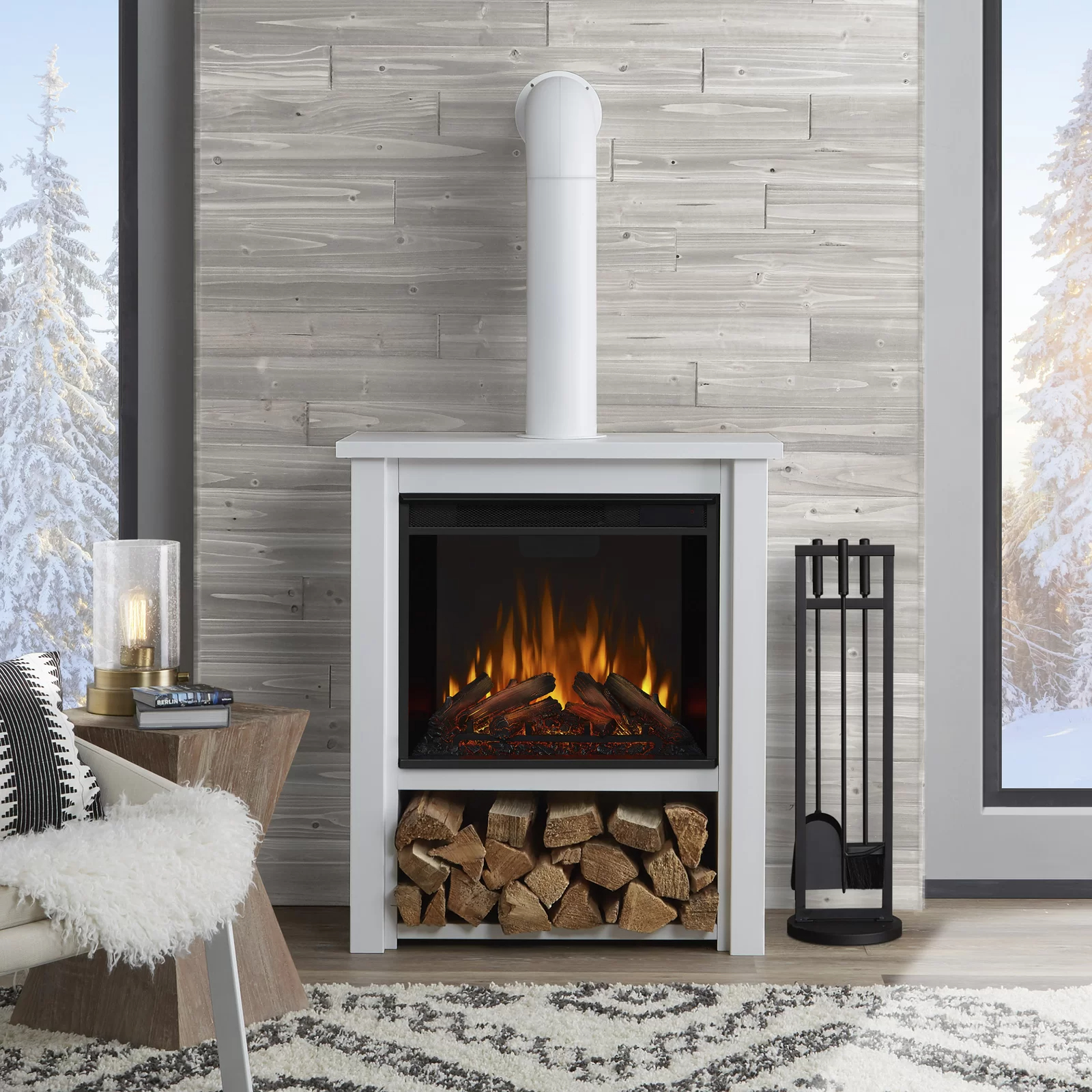 【Home Improvement】Hollis Electric Fireplace by Real Flame