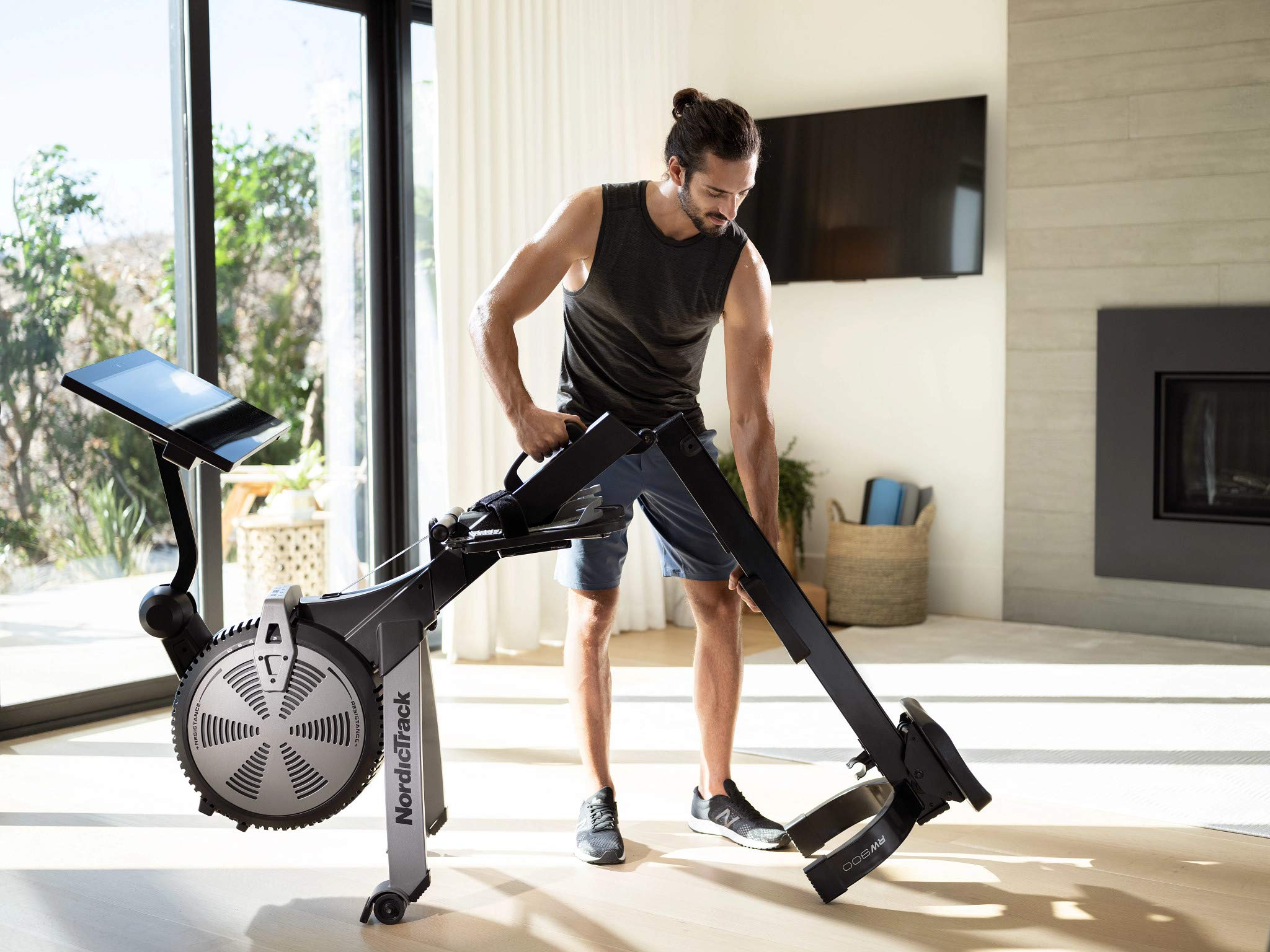 【Sports&Outdoors】NordicTrack Smart Rower with 10” HD Touchscreen and 30-Day iFIT Family Membership