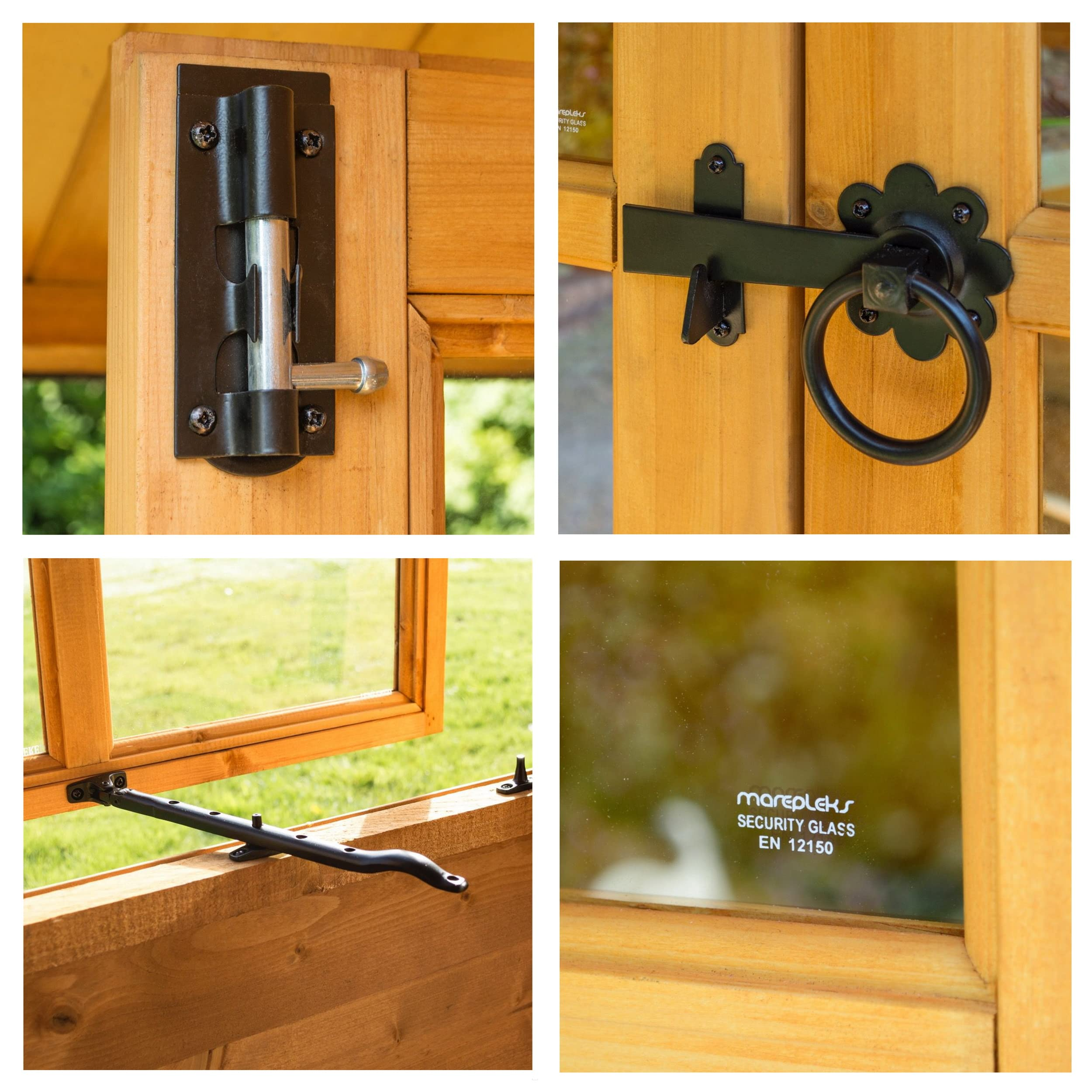 【Home&Garden】7x7x10 Summerhouse, Honey Brown