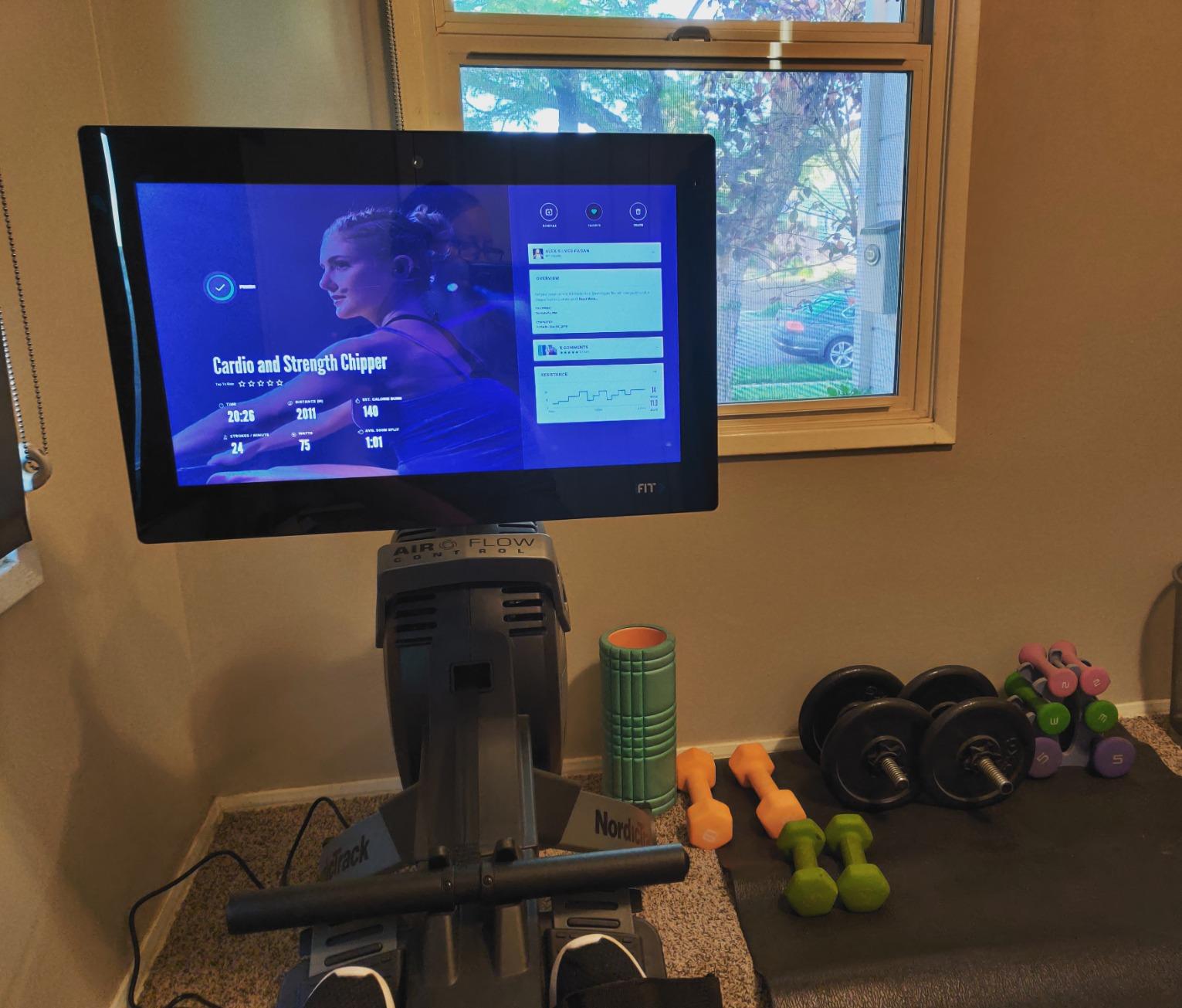 【Sports&Outdoors】NordicTrack Smart Rower with 10” HD Touchscreen and 30-Day iFIT Family Membership