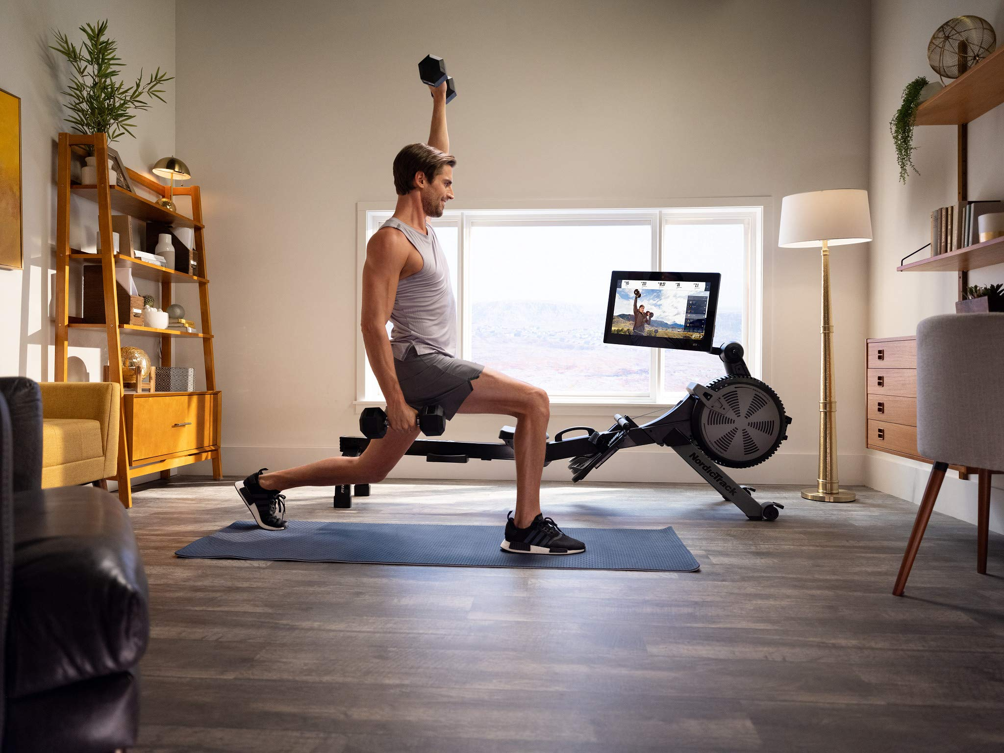 【Sports&Outdoors】NordicTrack Smart Rower with 10” HD Touchscreen and 30-Day iFIT Family Membership