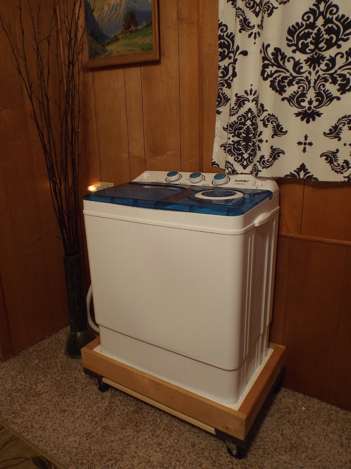 【Appliances】KUPPET Compact Twin Tub Portable Mini Washing Machine 26lbs Capacity, Washer & Spiner