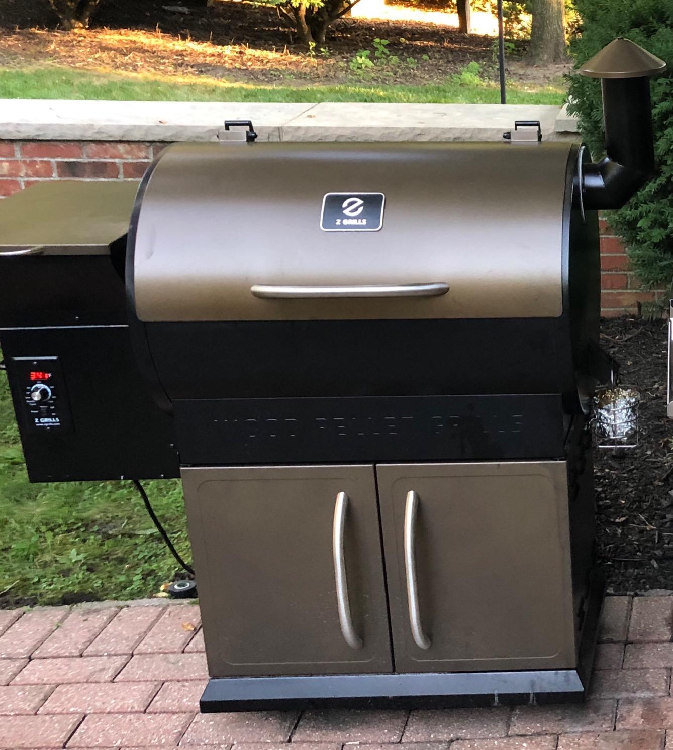 【Appliances】Wood Pellet Grill Smoker with Digital Controls, Cover, 700 sq. in. Cooking Area for Outdoor BBQ