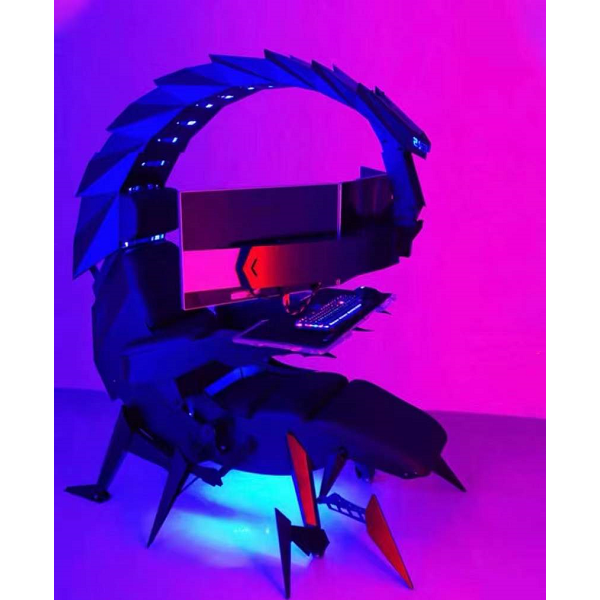 Gaming Chair Cockpit Zero Gravity Title Support 1-3 Monitors