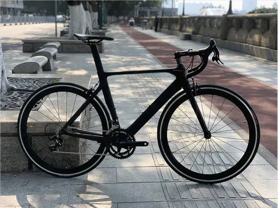 【Sports&Outdoors】22 Speed 700C High Rise Bent Handlebar Road Bike Carbon Fiber Hub Wheel C Brake 11-28T 50-34T