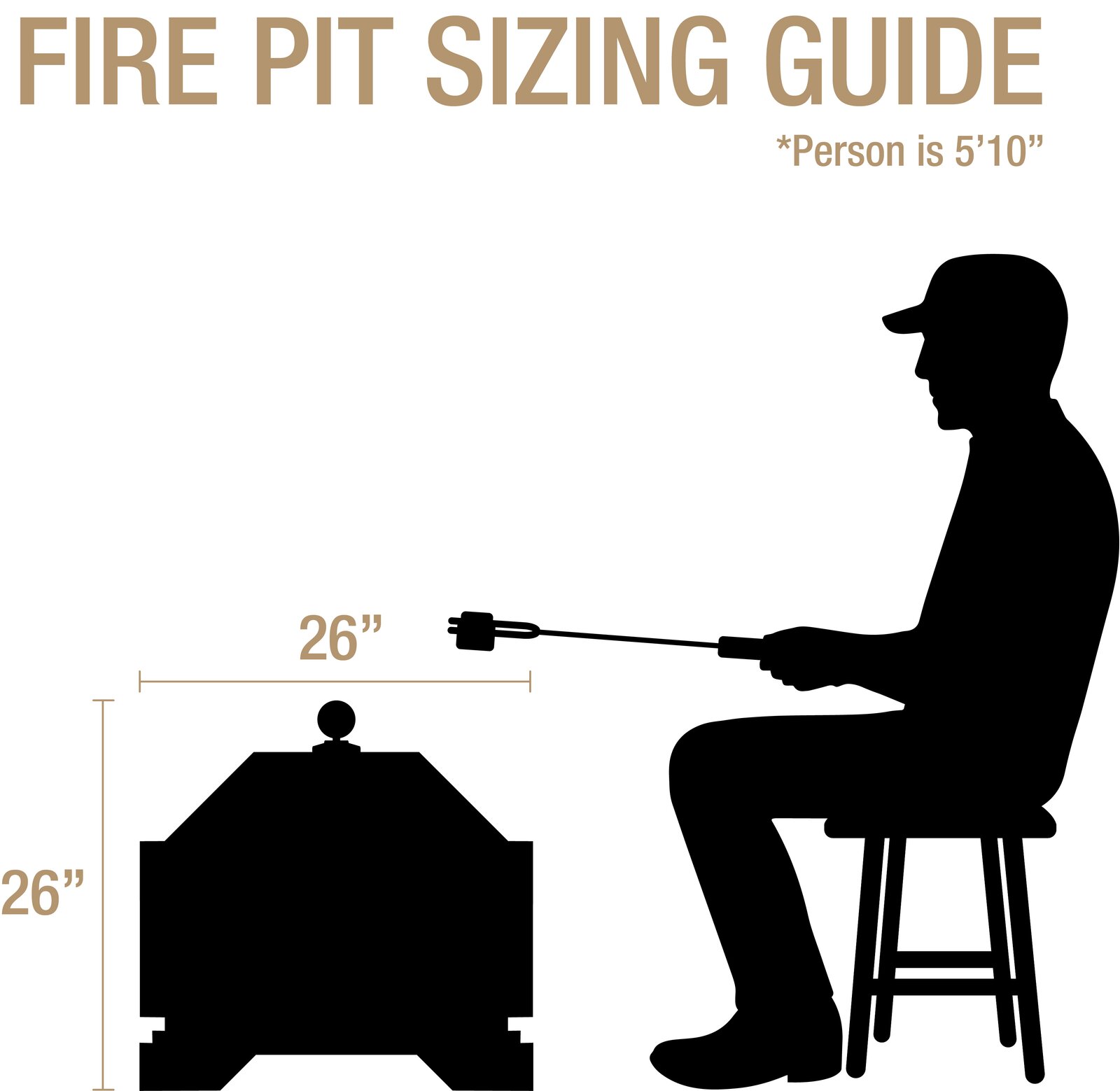 【Sports&Outdoors】Telvin 26'' H x 26'' W Steel Wood Burning Outdoor Fire Pit with Lid