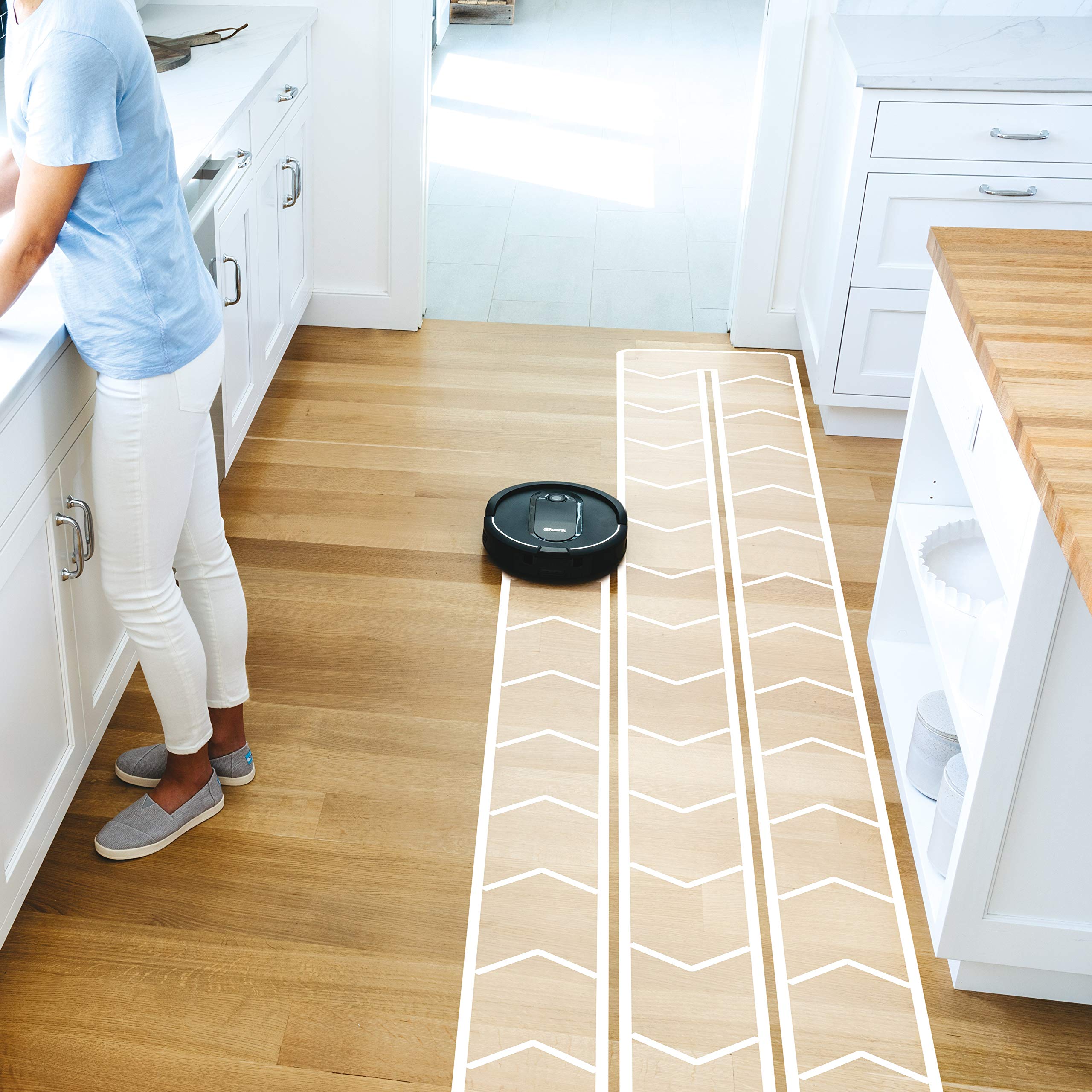 【Appliances】Robot Self-Empty Robot Vacuum, Home Mapping, Self-Cleaning Brushroll, Wi-Fi Connected