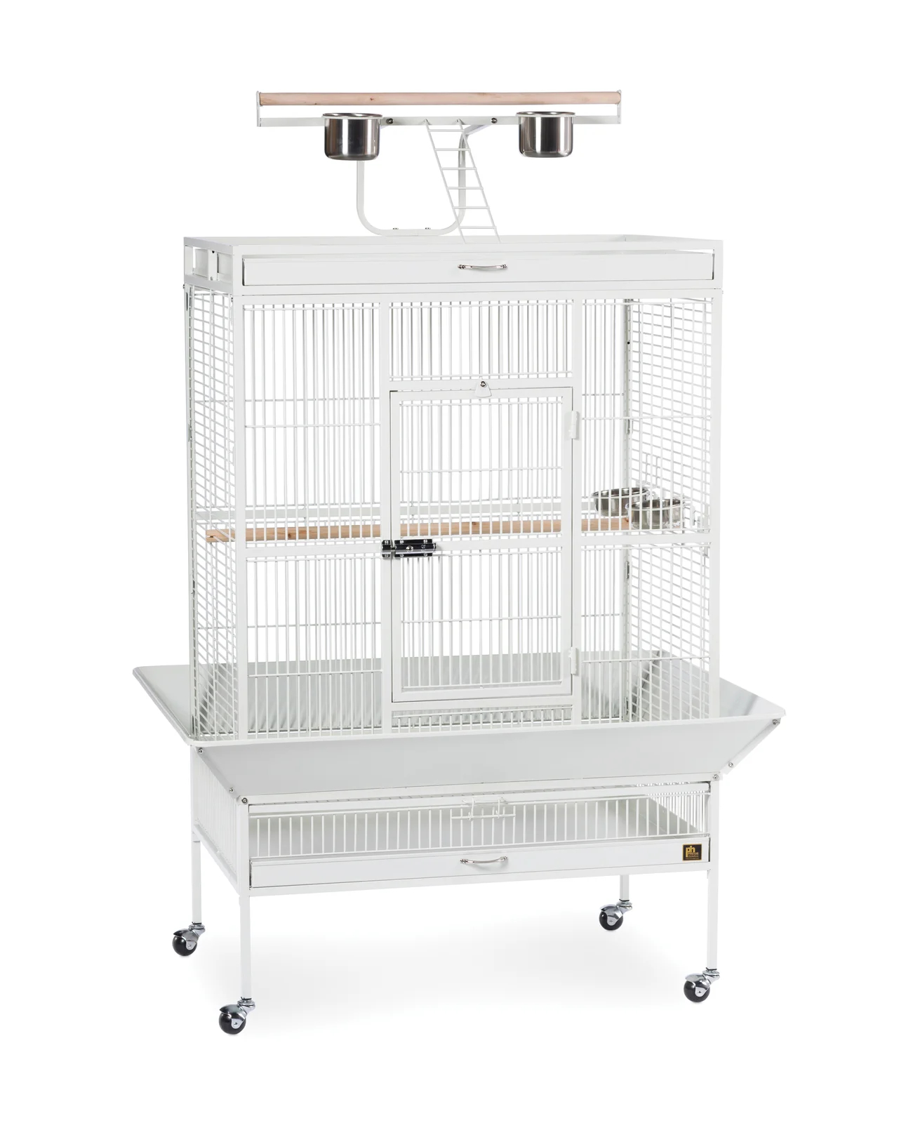 【Pet】Bremer Steel Play Top Floor Bird Cage with Wheels