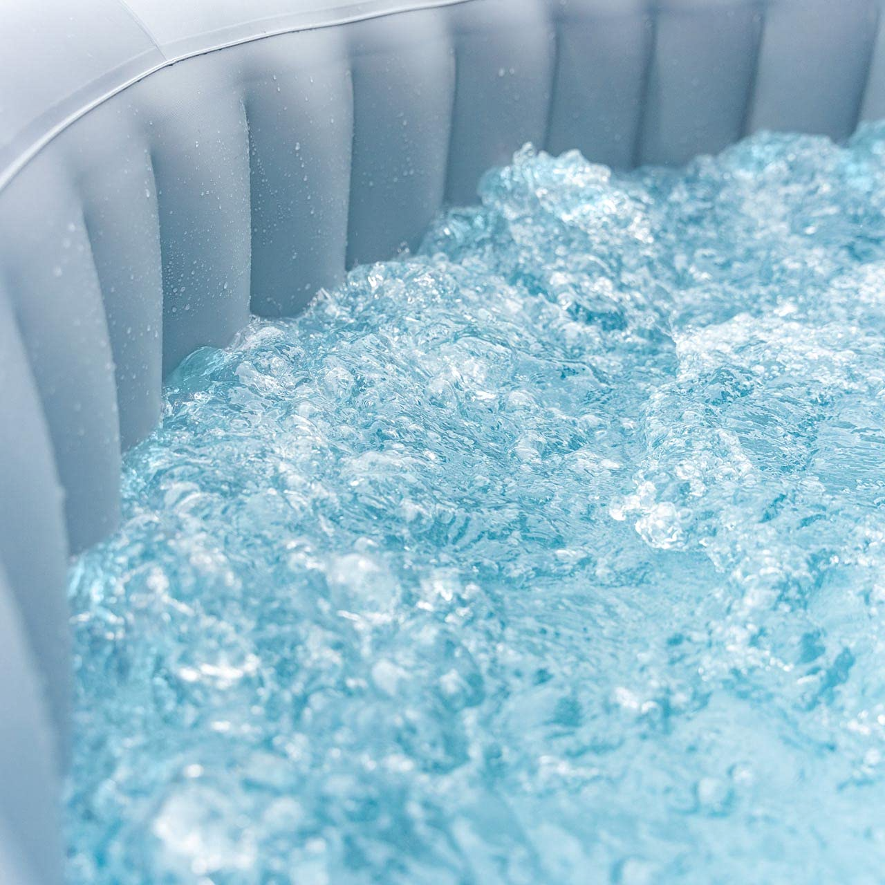 【Sports&Outdoors】Inflatable Hot Tub Spa – Outdoor Bubble Hot Tub | 2-6 Person Capacity