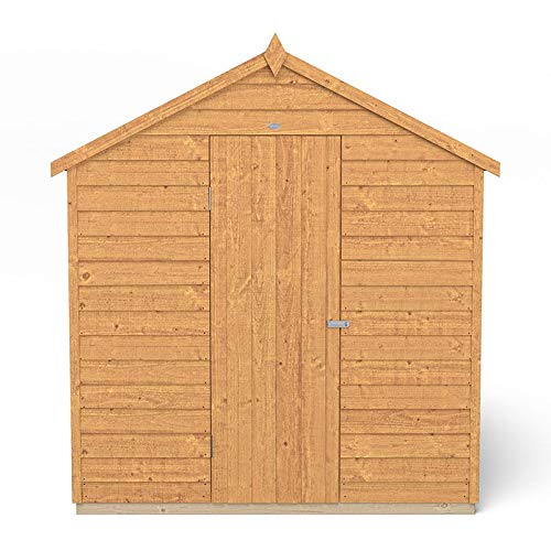 【Storage Shed】【BS】Mercia Wooden 8x6 ft Overlap Garden Shed