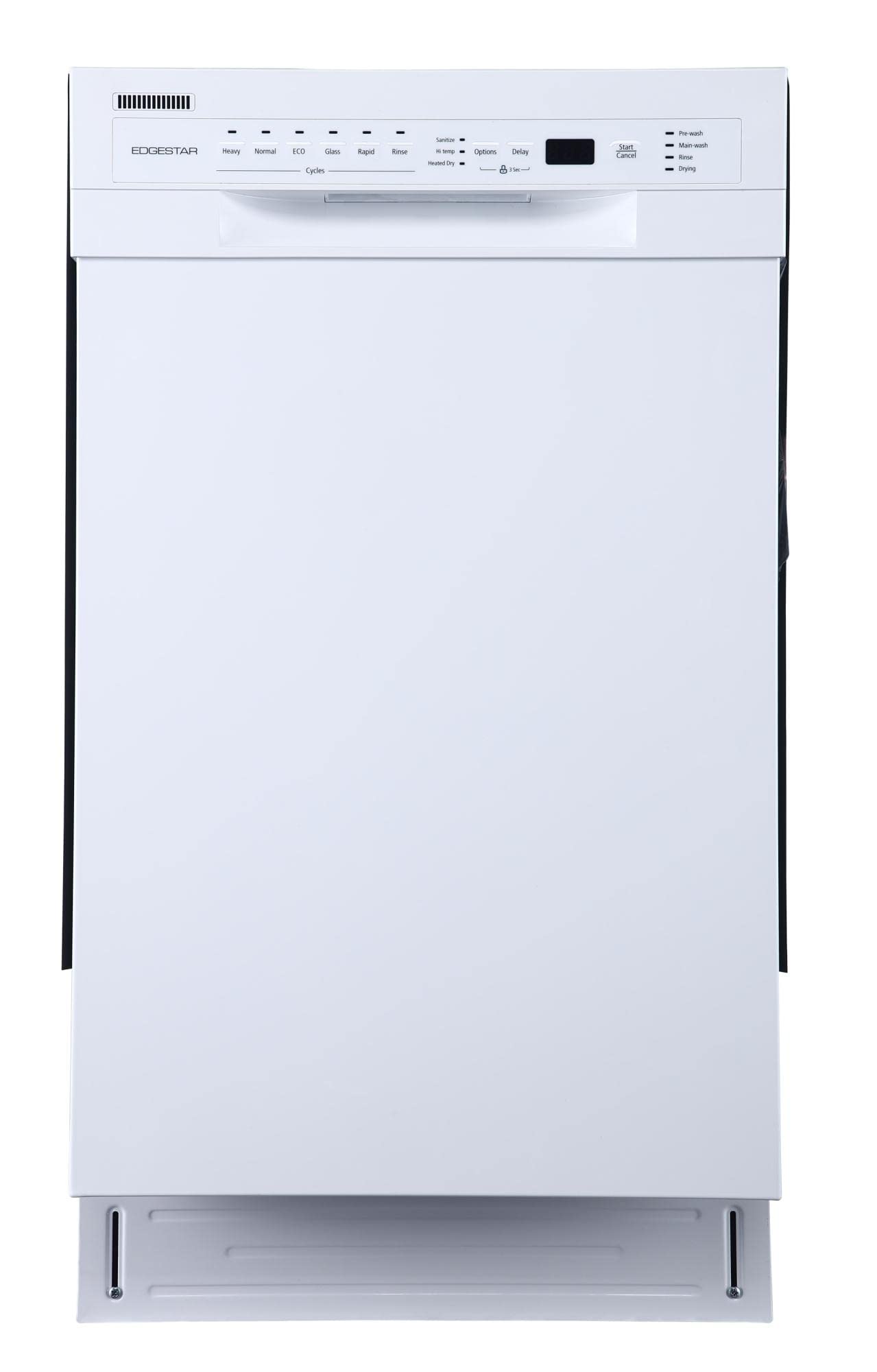 【Appliances】EdgeStar BIDW1802SS 18 Inch Wide 8 Place Setting Energy Star Rated Built-In Dishwasher