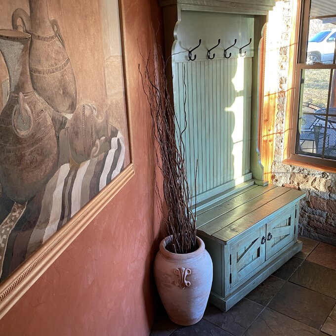 【Furniture】Kinley 37.5'' Wide Solid Wood Hall Tree with Bench and Shoe Storage