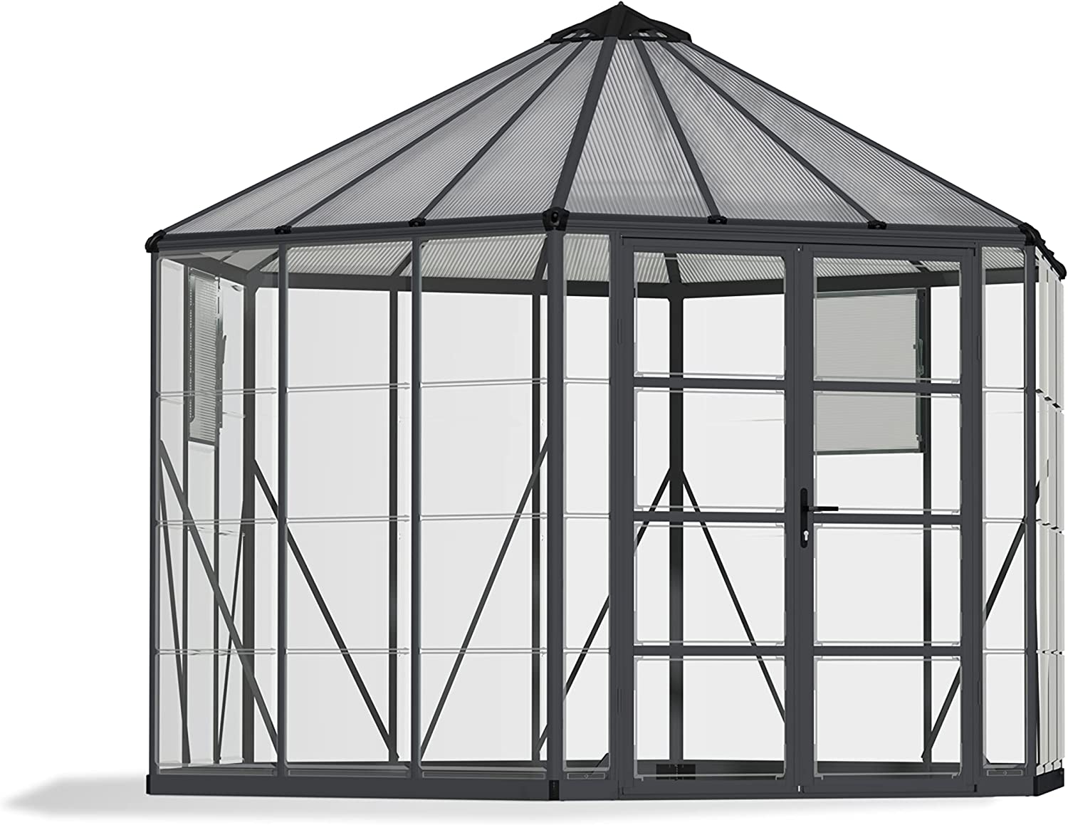 【Home&Garden】Canopia Oasis Greenhous - 7' x 8' x 9' - Gray