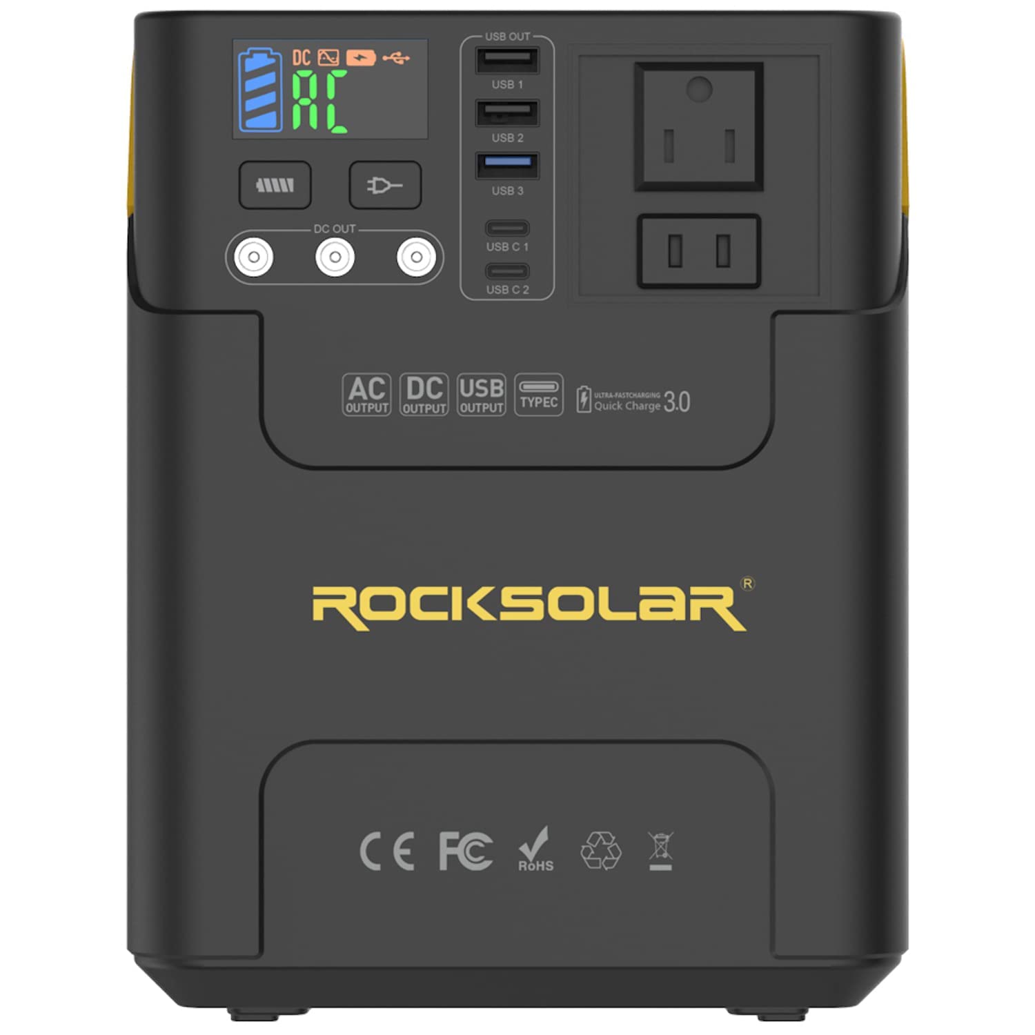 【Appliances】Power Station with Solar Panel - RS328 100W Portable Power Generator