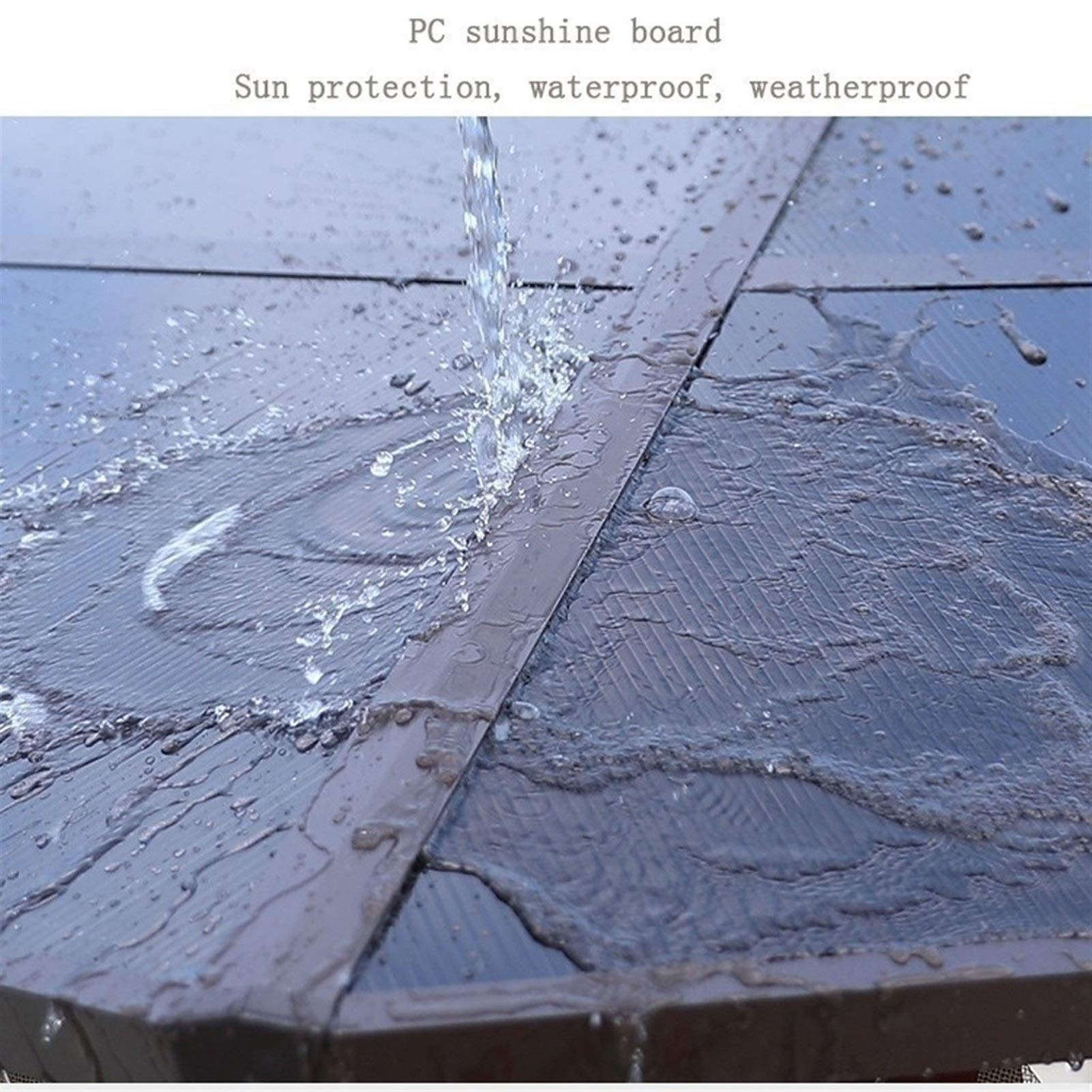 【Gazebo】Outdoor Pergola Villa Garden Furniture, Patio Pavilion with Desk Patio Gazebo Outdoor Canopy Gazebo