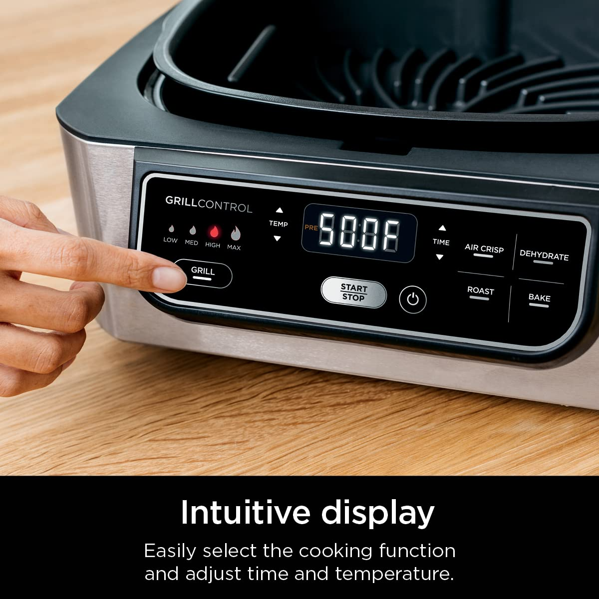 【Appliances】Ninja AG301 Foodi 5-in-1 Indoor Grill with Air Fry, Roast, Bake & Dehydrate