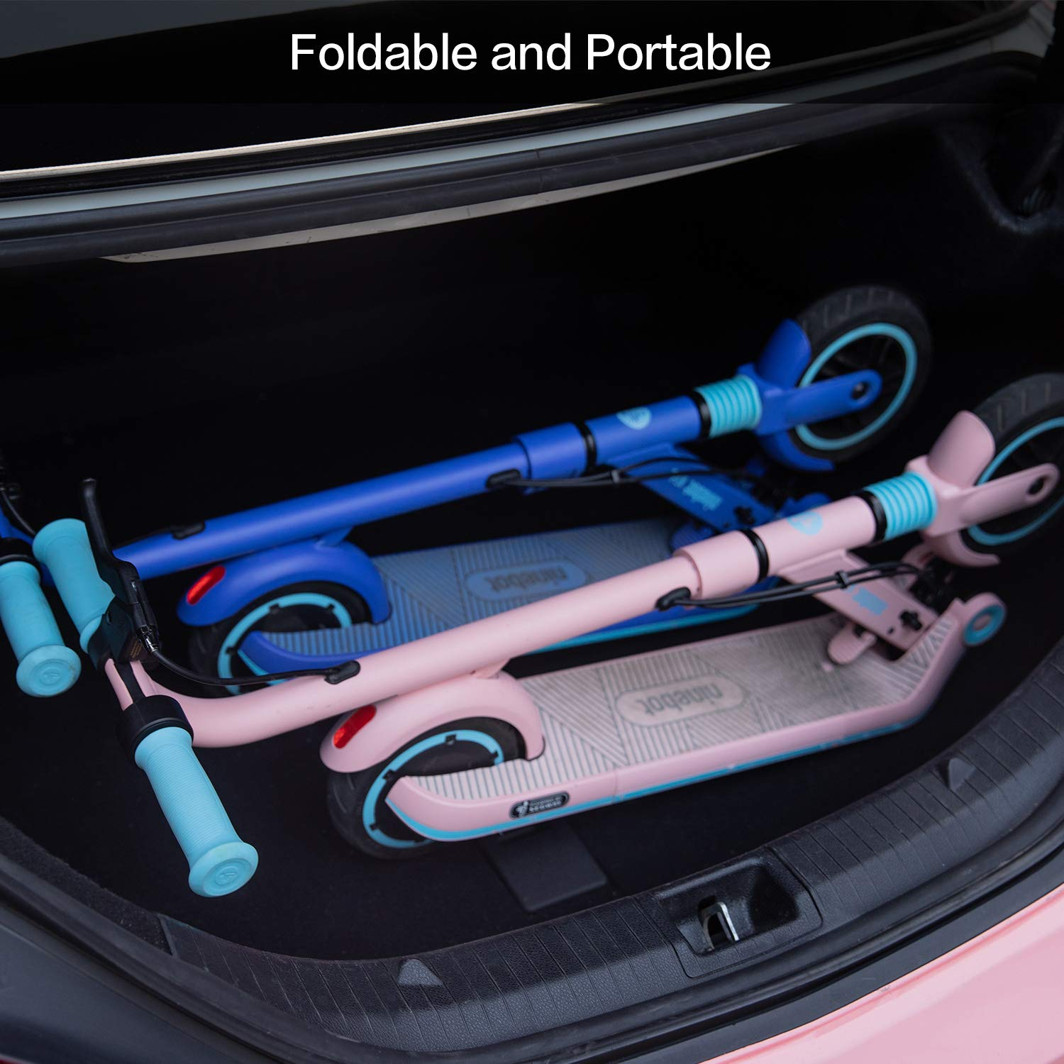 【Sports&Outdoors】Segway Ninebot Electric Kick Scooter for Kids, 6.2 Miles Range & 8.7 MPH(10, 11.2MPH)