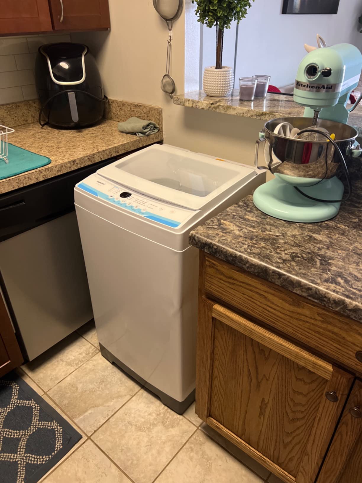 【Appliances】COMFEE’ 1.6 Cu.ft Portable Washing Machine, 11lbs Capacity Fully Automatic Compact Washer