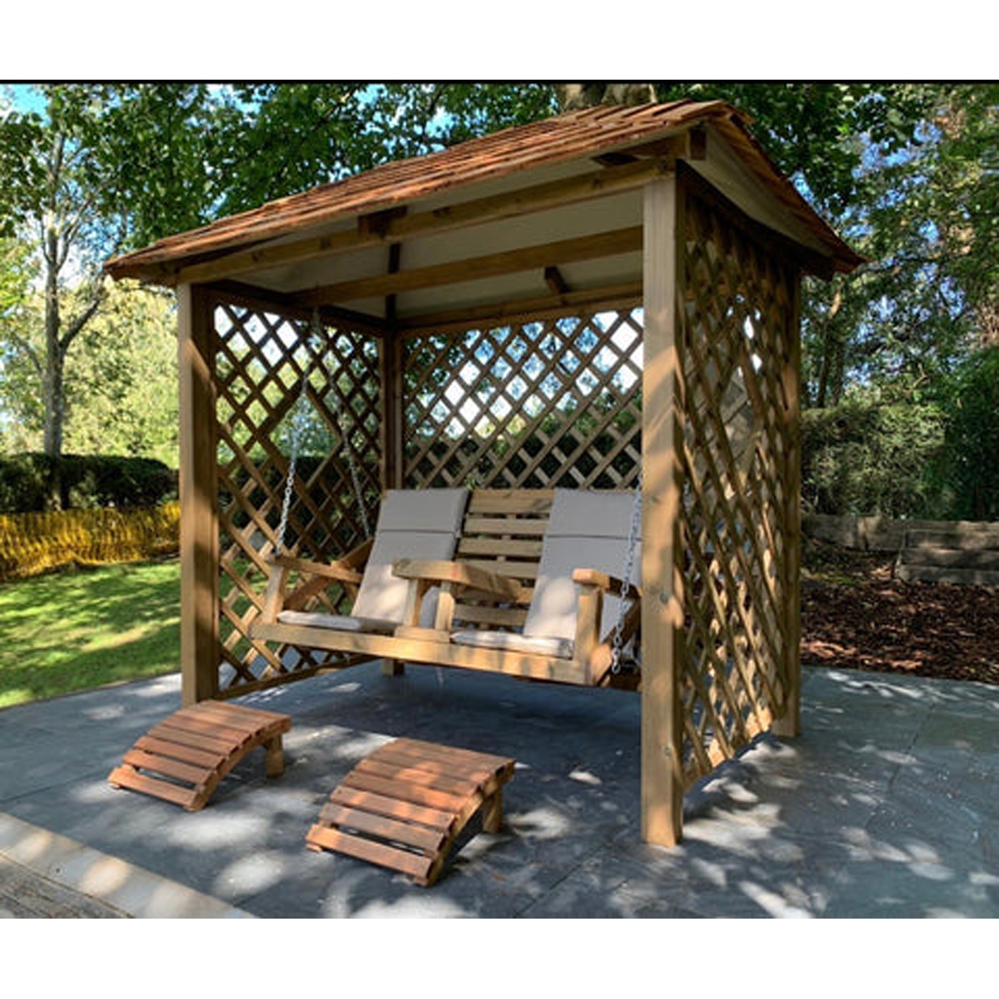 【Home&Garden】Heritage Garden Swing (Natural Finish)