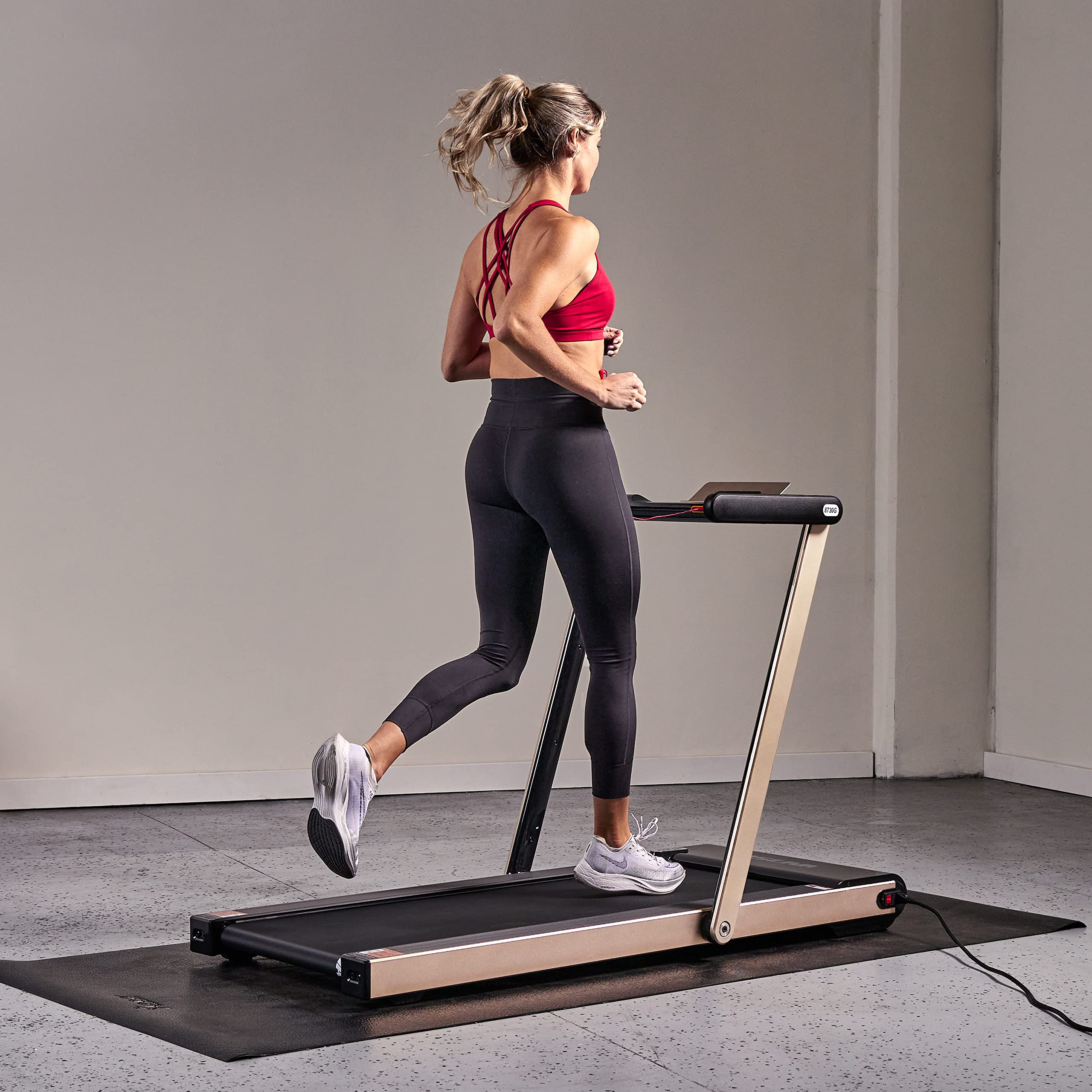 【Sports&Outdoors】ASUNA Premium Slim Folding Treadmill Running Machine with Speakers for Home Gyms