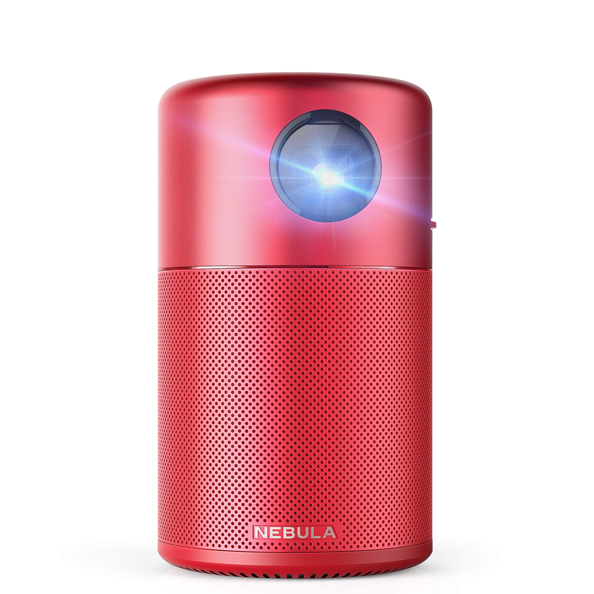 【Electronics】Smart Wi-Fi Mini Projector, 100 ANSI Lumen Portable Projector, 360° Speaker, Movie Projector